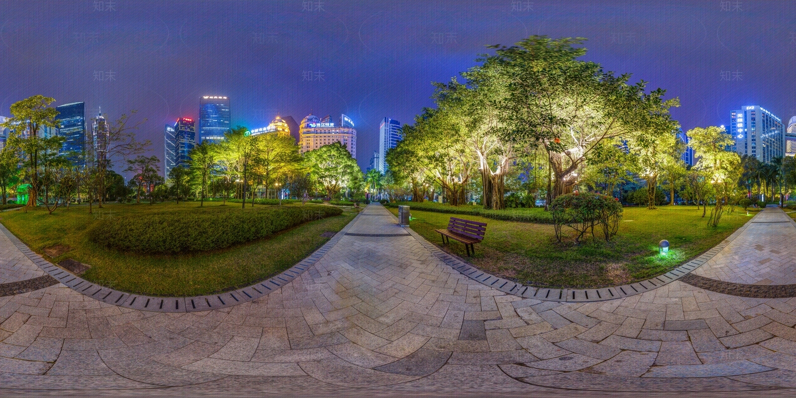 HDR晨曦黄昏城市夜景全景贴图下载【ID:1158698384】