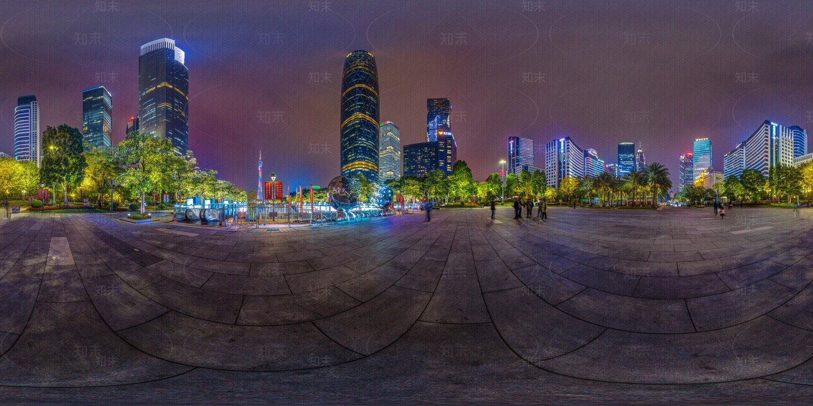 HDR晨曦黄昏城市夜景全景贴图下载【ID:1158698371】