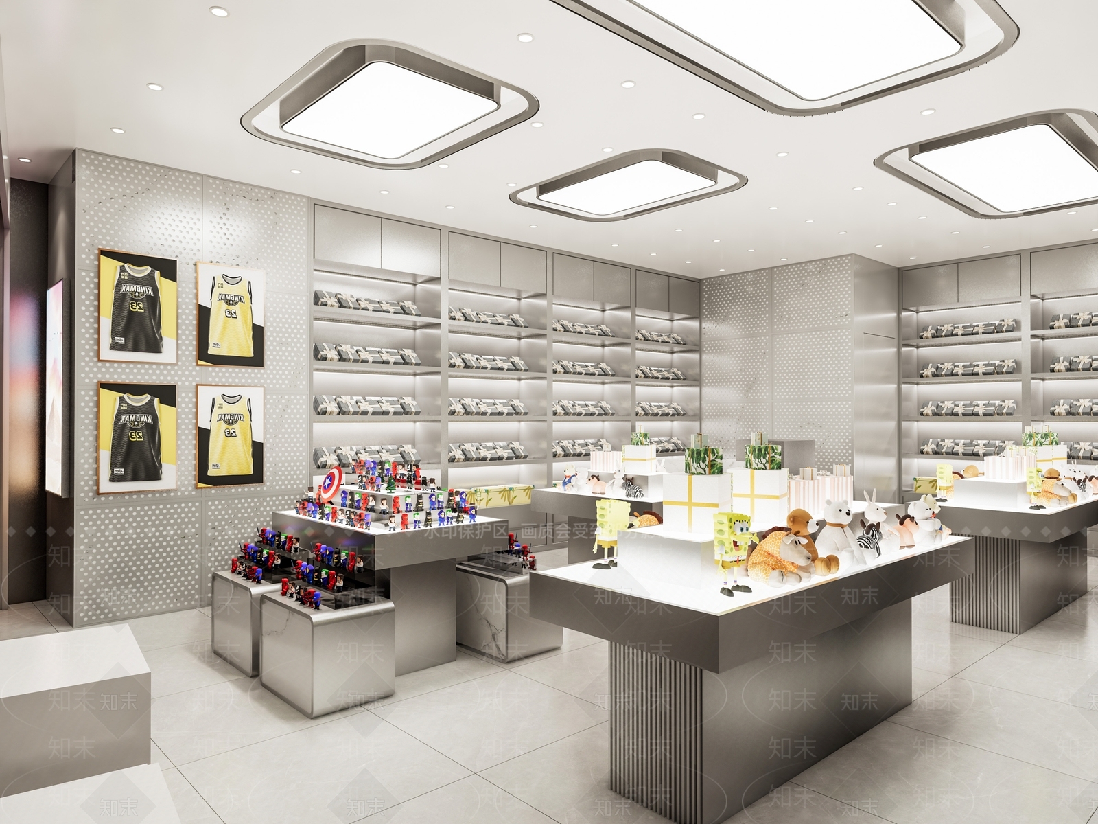 现代玩具礼品店SU模型下载【ID:1158705159】