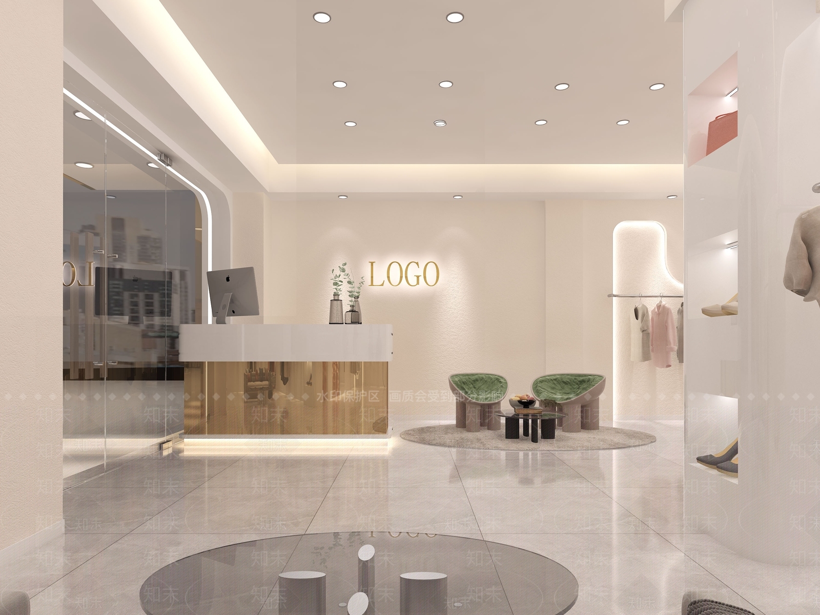 现代服装店3D模型下载【ID:1158705368】