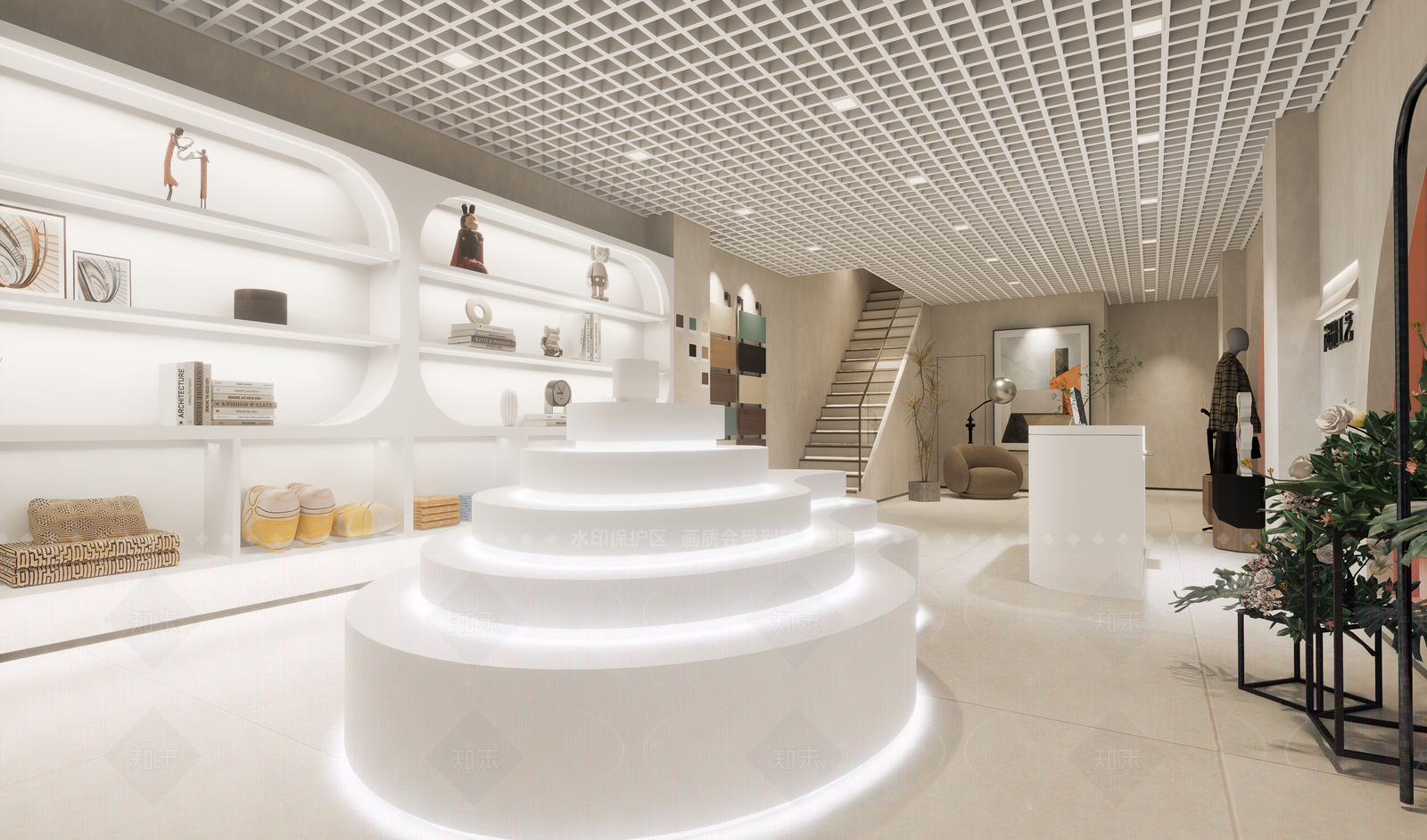 现代家居专卖店SU模型下载【ID:1215978648】