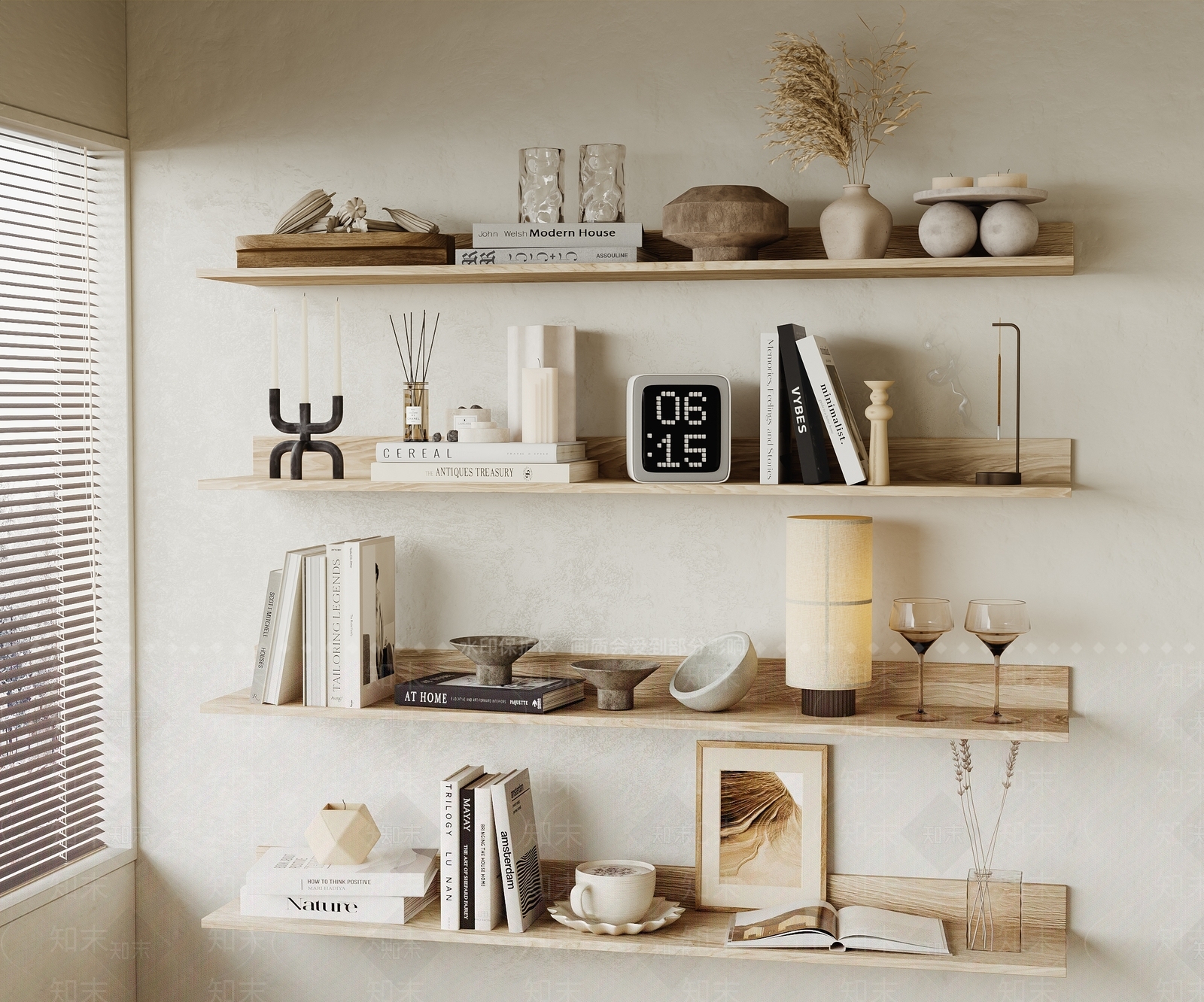 侘寂中古风饰品摆件3D模型下载【ID:1158705696】