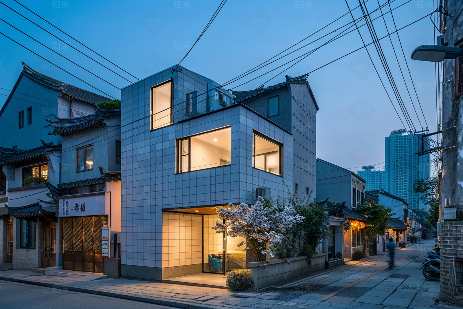 室外老城区街道外景贴图下载【ID:1158707671】