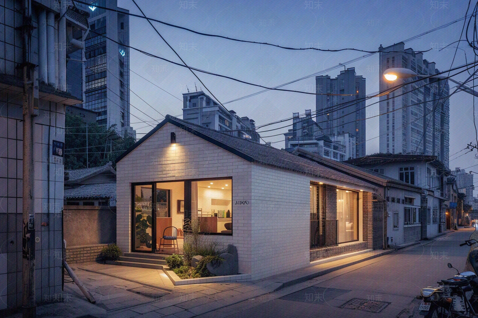 室外老城区街道外景贴图下载【ID:1158707658】