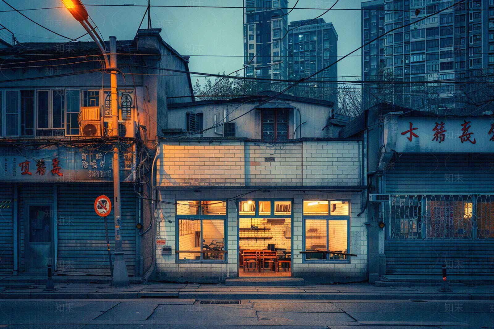 室外老城区街道外景贴图下载【ID:1158707629】