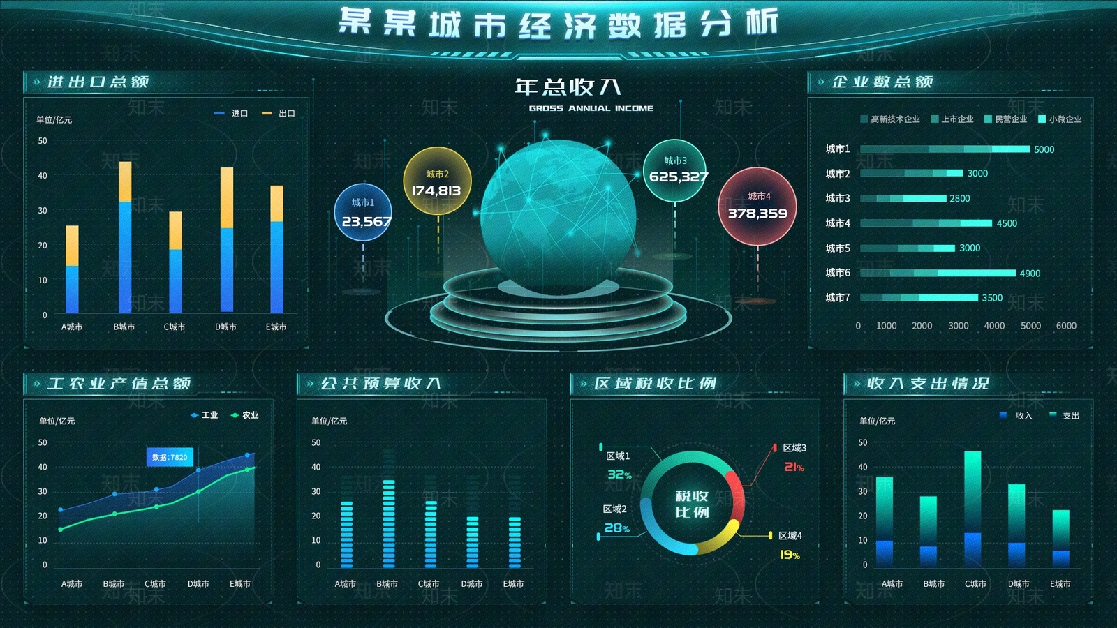 蓝色科技大数据背景素材贴图下载【ID:1158709010】