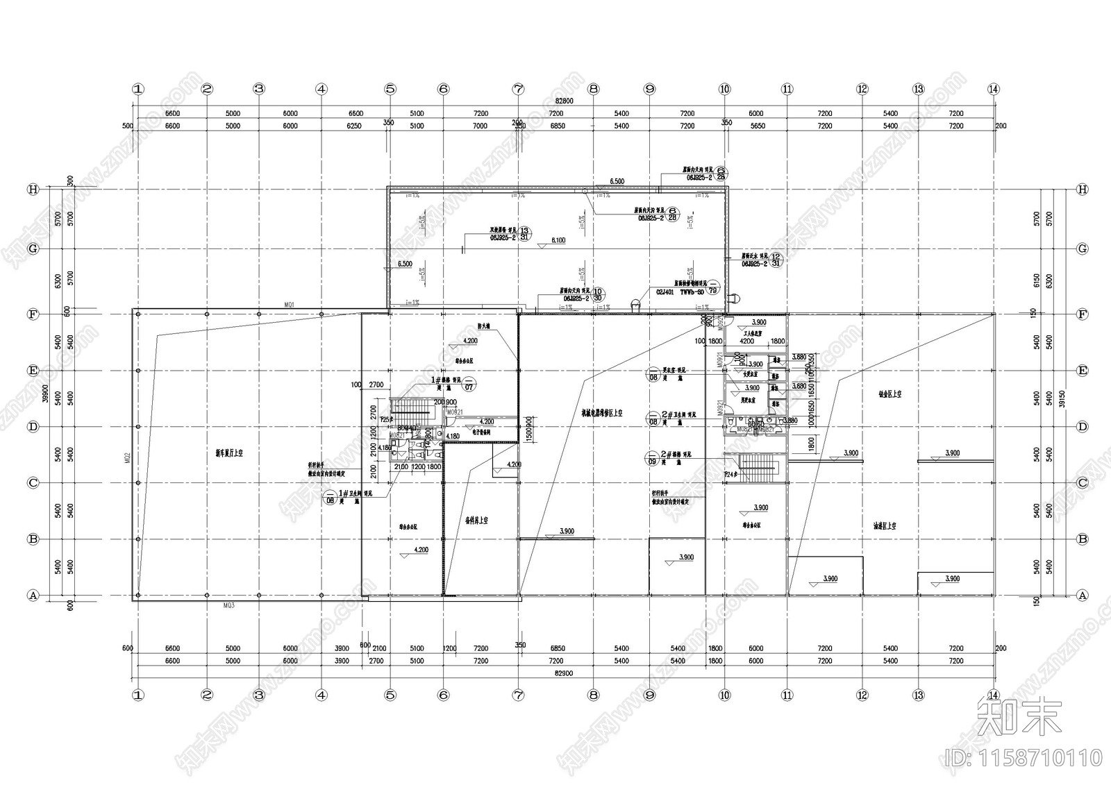 雪铁龙C级店建筑施工图下载【ID:1158710110】