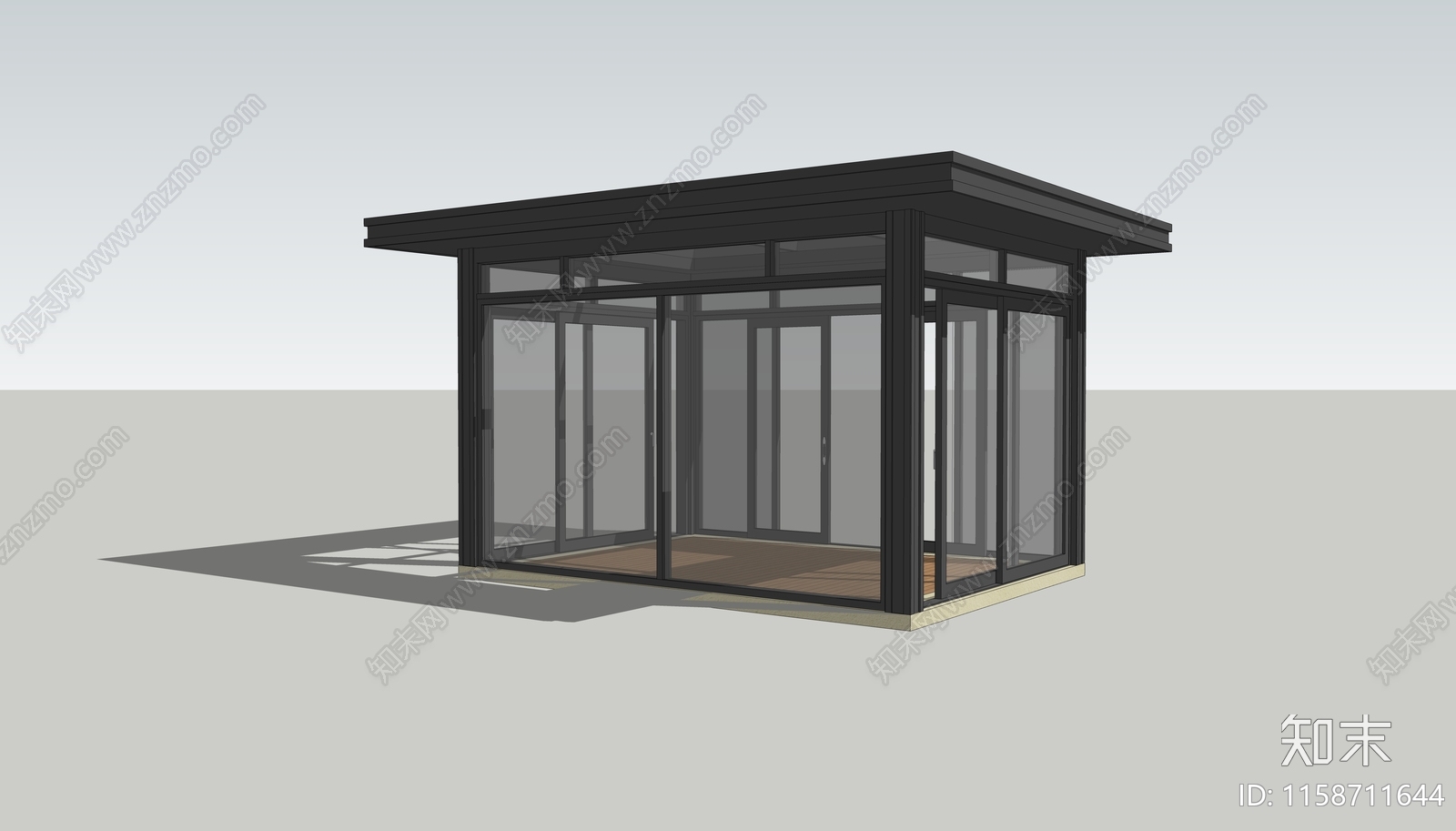 现代阳光房SU模型下载【ID:1158711644】