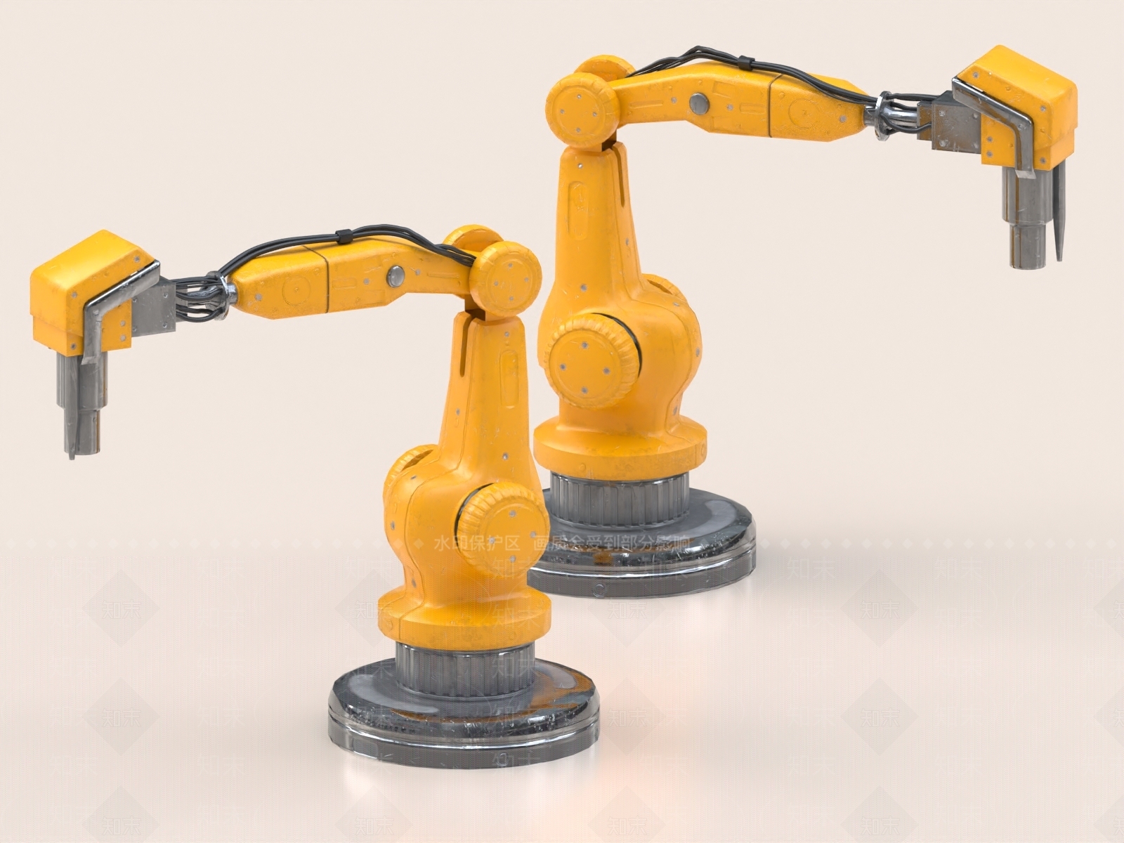 现代机械臂3D模型下载【ID:1158711809】