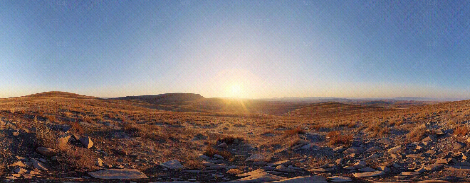 曙光落日黄昏HDR天空盒贴图下载【ID:1158712232】