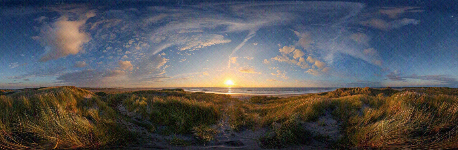 曙光落日黄昏HDR天空盒贴图下载【ID:1158712493】