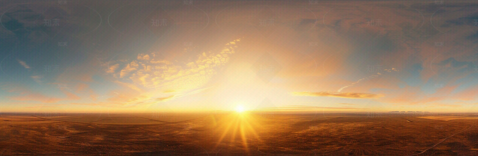 曙光落日黄昏HDR天空盒贴图下载【ID:1158713013】