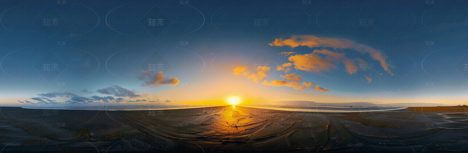 曙光落日黄昏HDR天空盒贴图下载【ID:1158713186】
