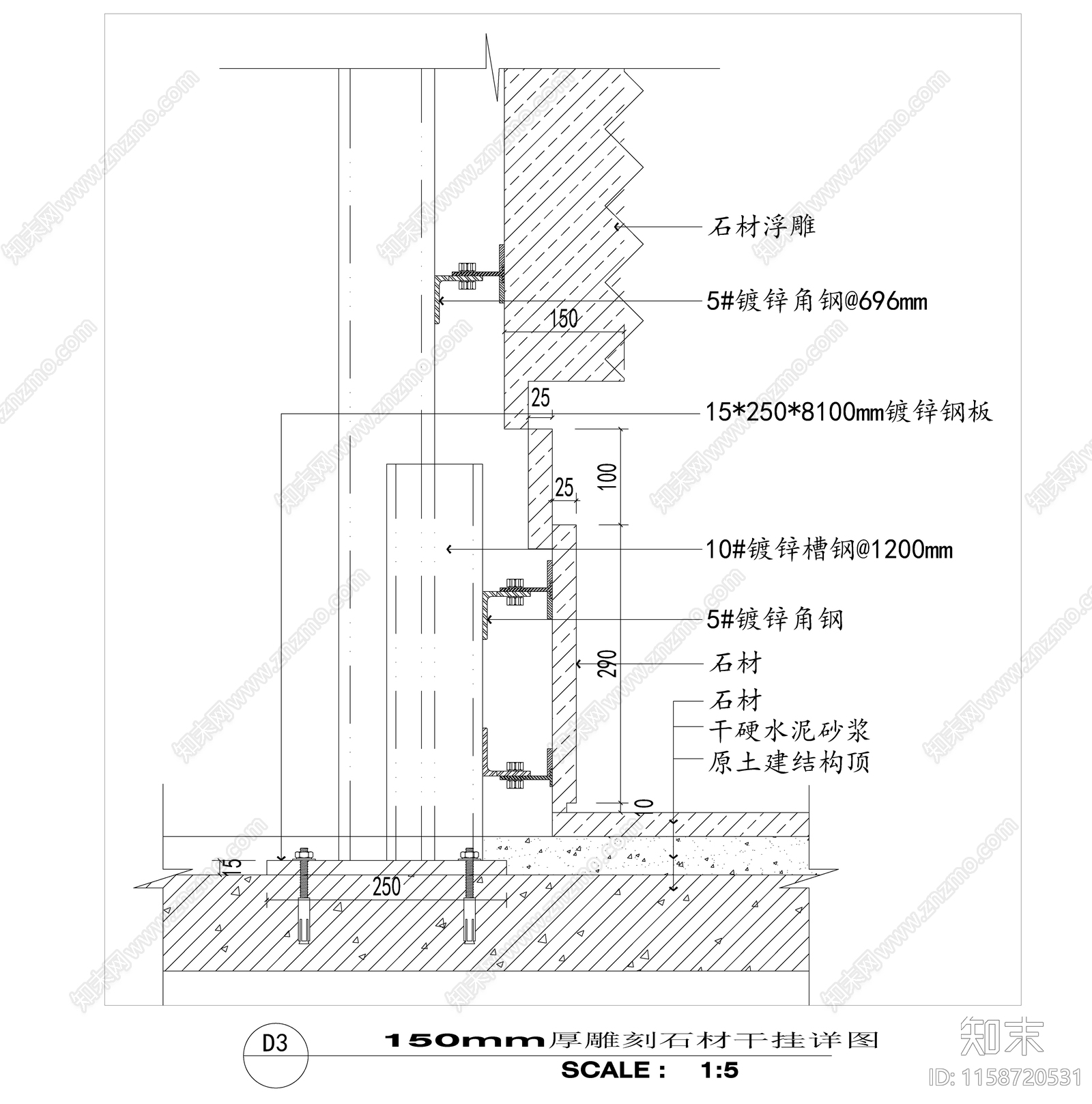 卫生间隔墙cad施工图下载【ID:1158720531】