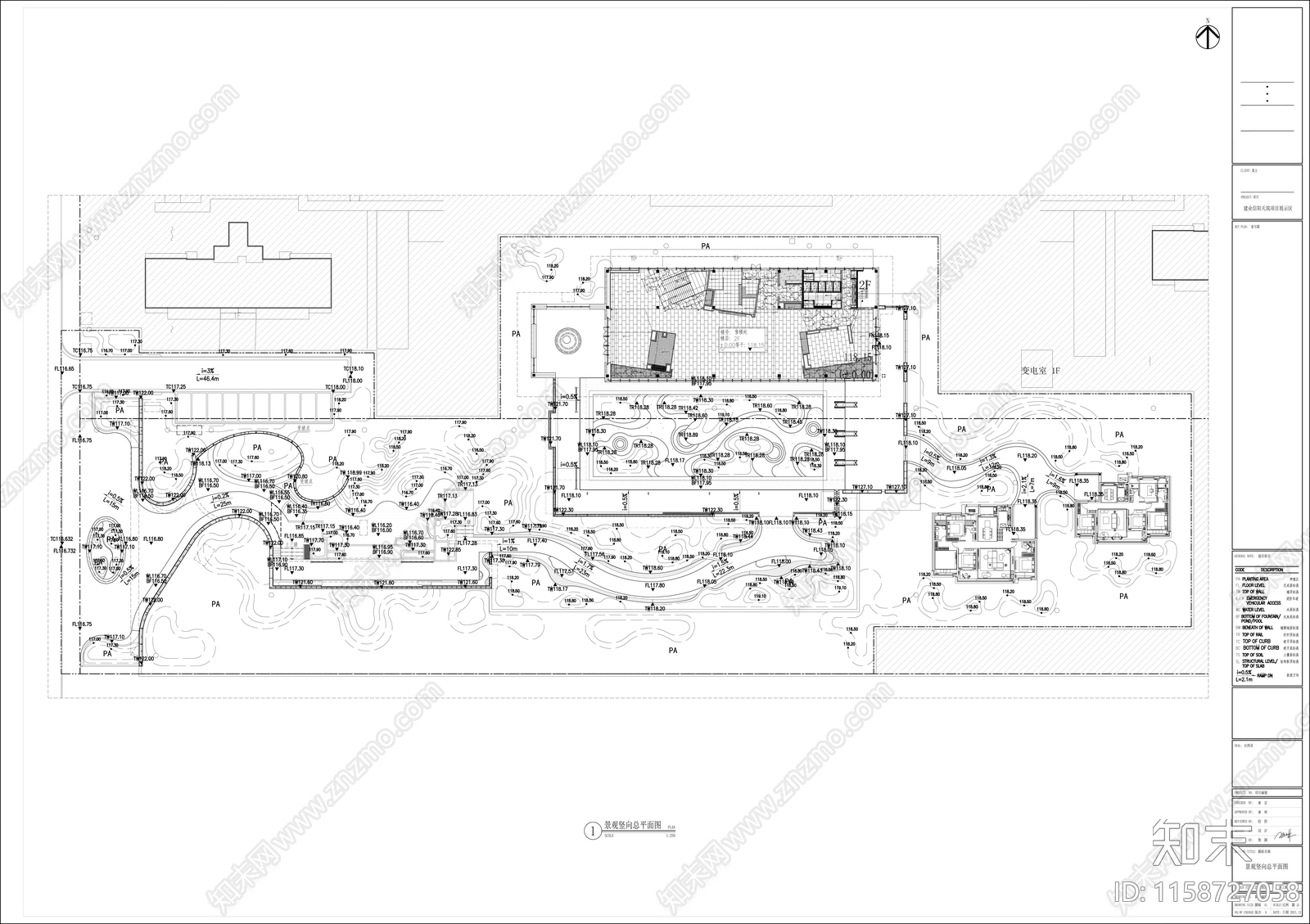 建业信阳天筑景观cad施工图下载【ID:1158727058】