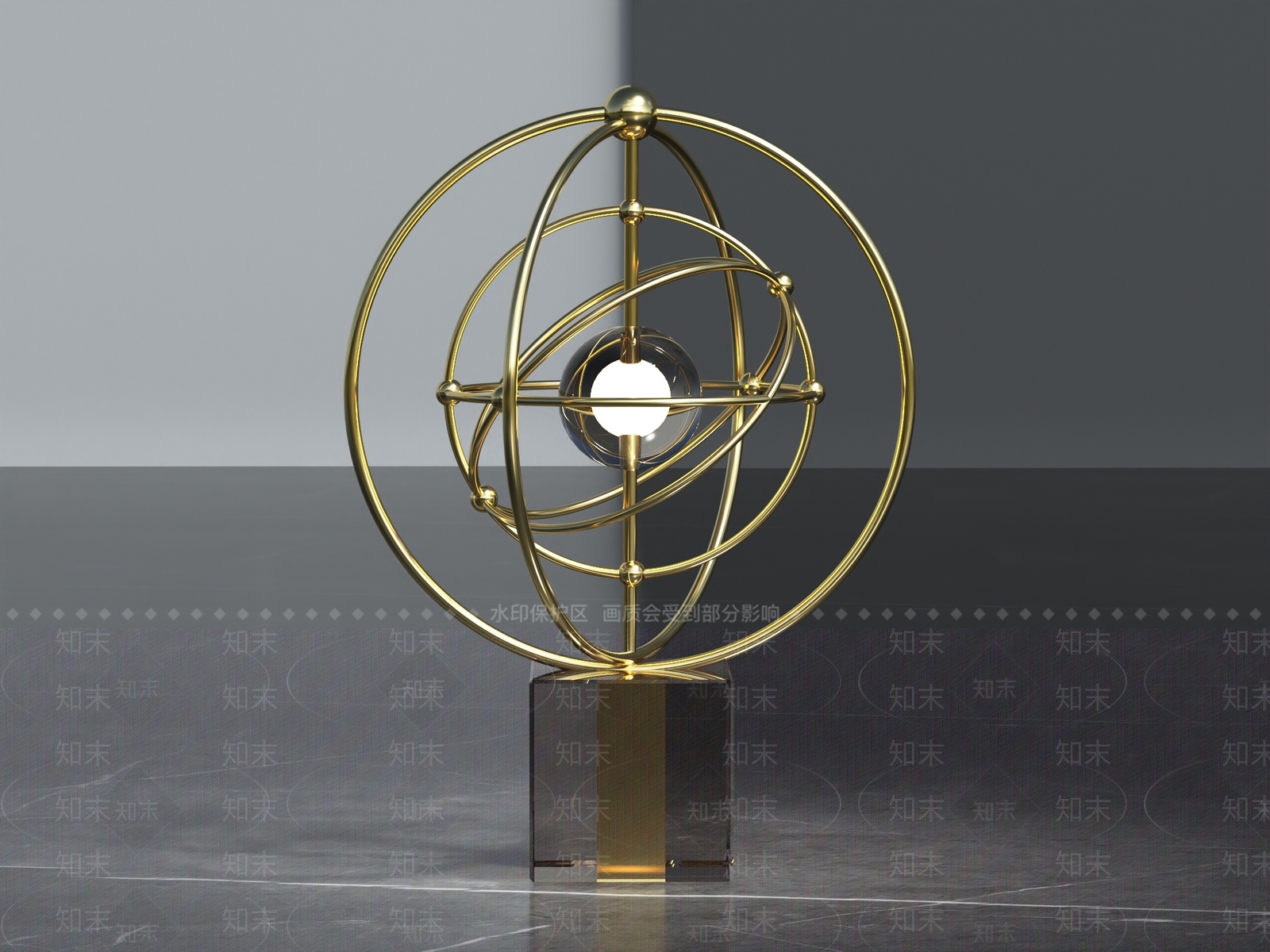 现代卫星摆件3D模型下载【ID:1158727960】