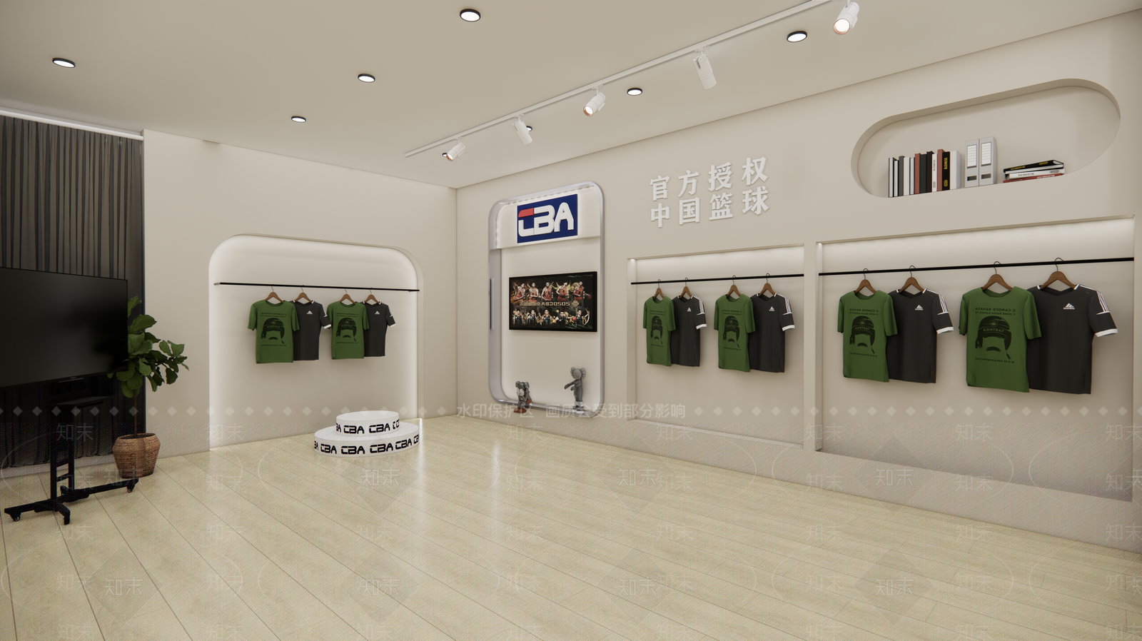 现代直播间SU模型下载【ID:1158735363】