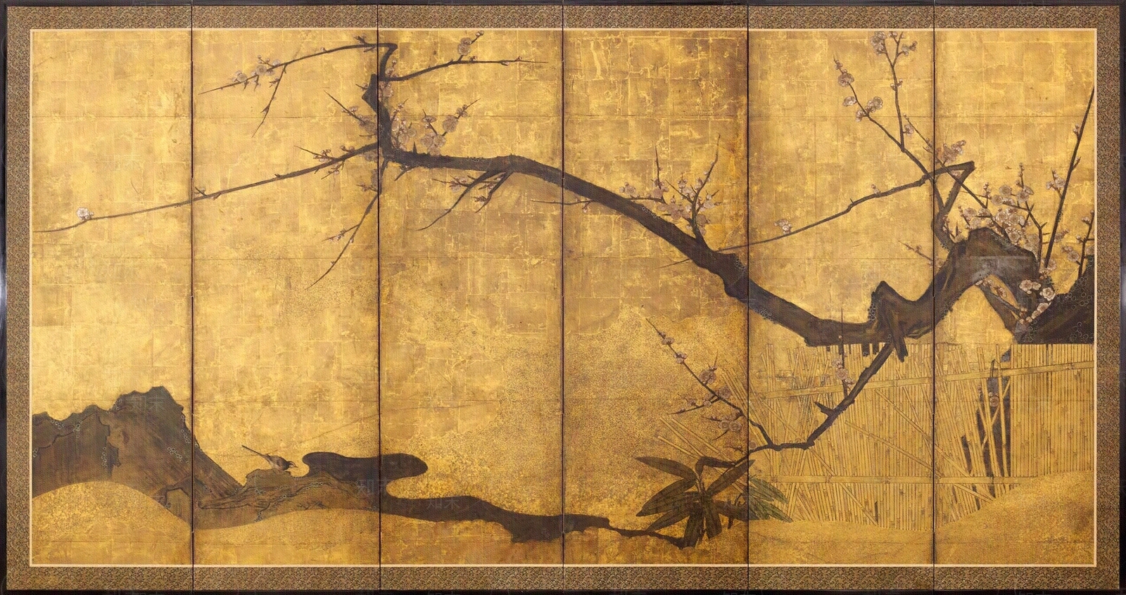 新中式金箔画贴图下载【ID:1158738085】