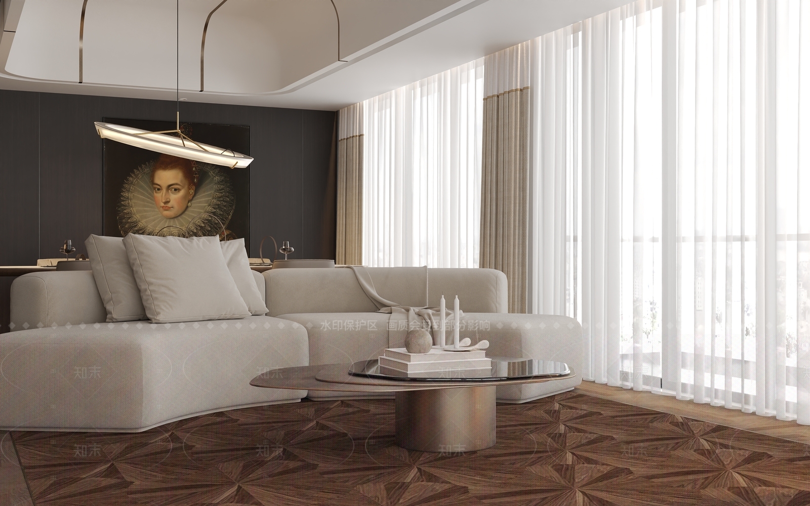 现代包厢3D模型下载【ID:1214573988】