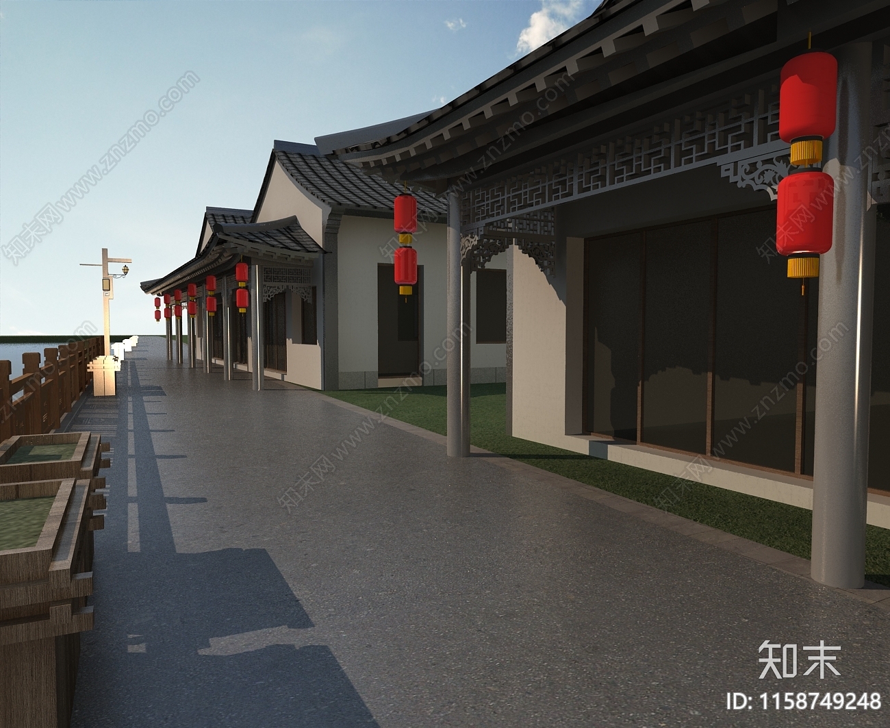 新中式农村场景3D模型下载【ID:1158749248】