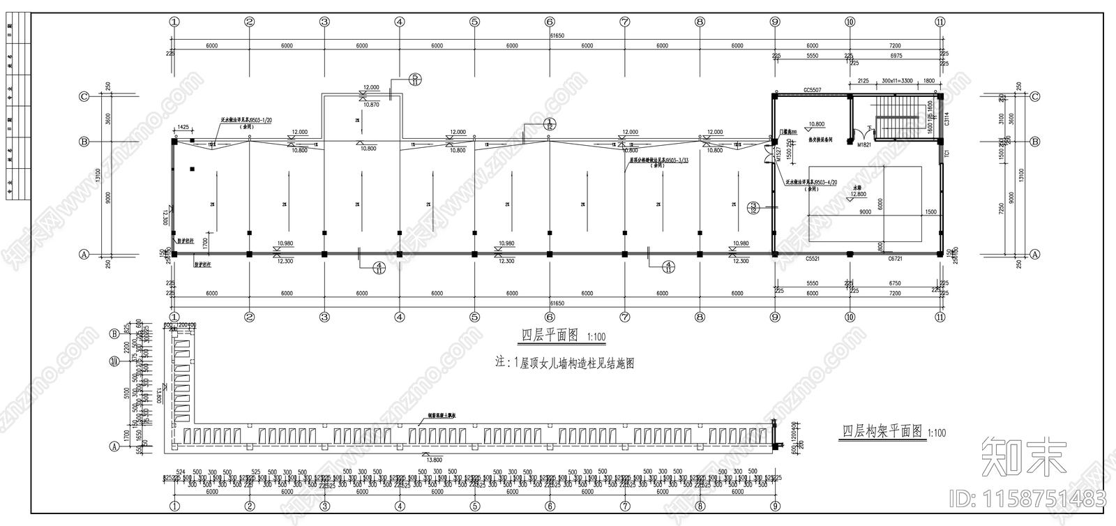 北方学校公共浴室建施图施工图下载【ID:1158751483】