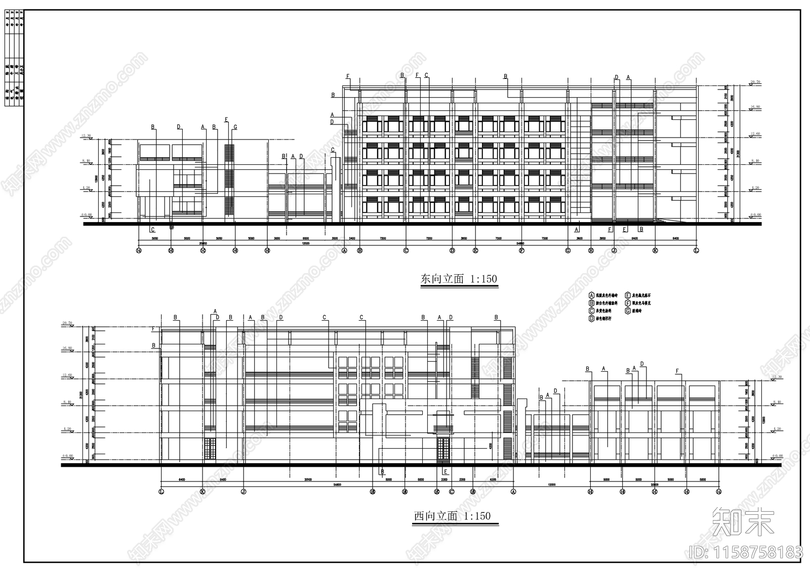 医学院解剖楼建筑图cad施工图下载【ID:1158758183】