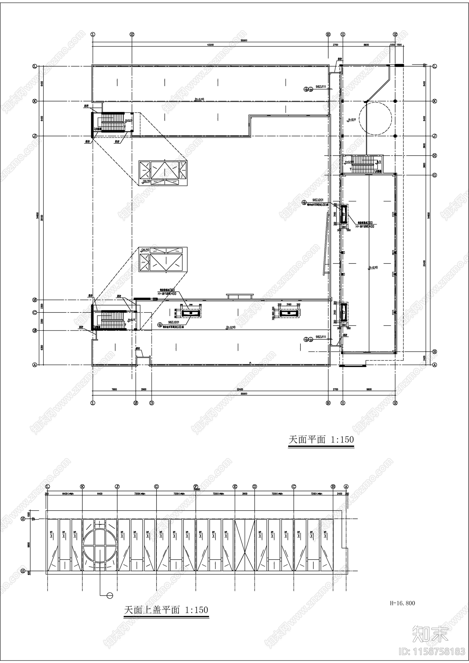 医学院解剖楼建筑图cad施工图下载【ID:1158758183】