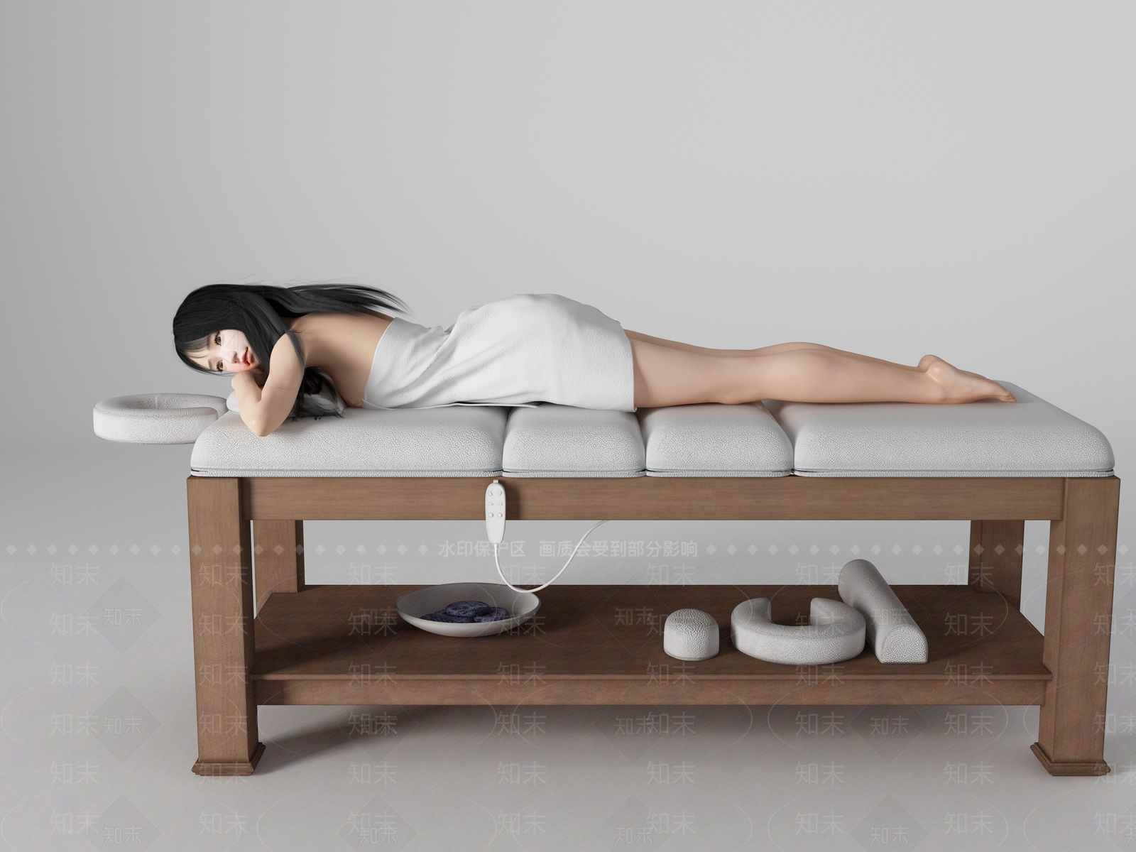 现代按摩人物3D模型下载【ID:1158759415】