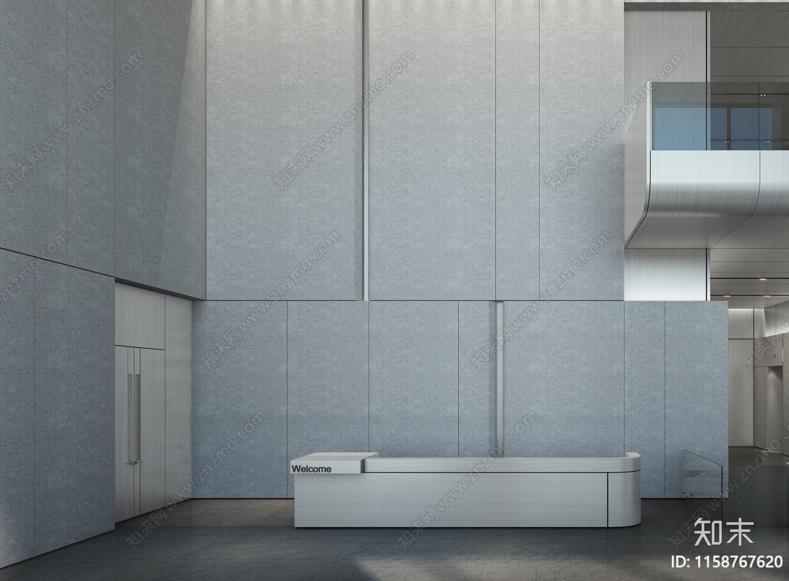 现代办公大堂金属石材造型超详细大样节点图施工图下载【ID:1158767620】