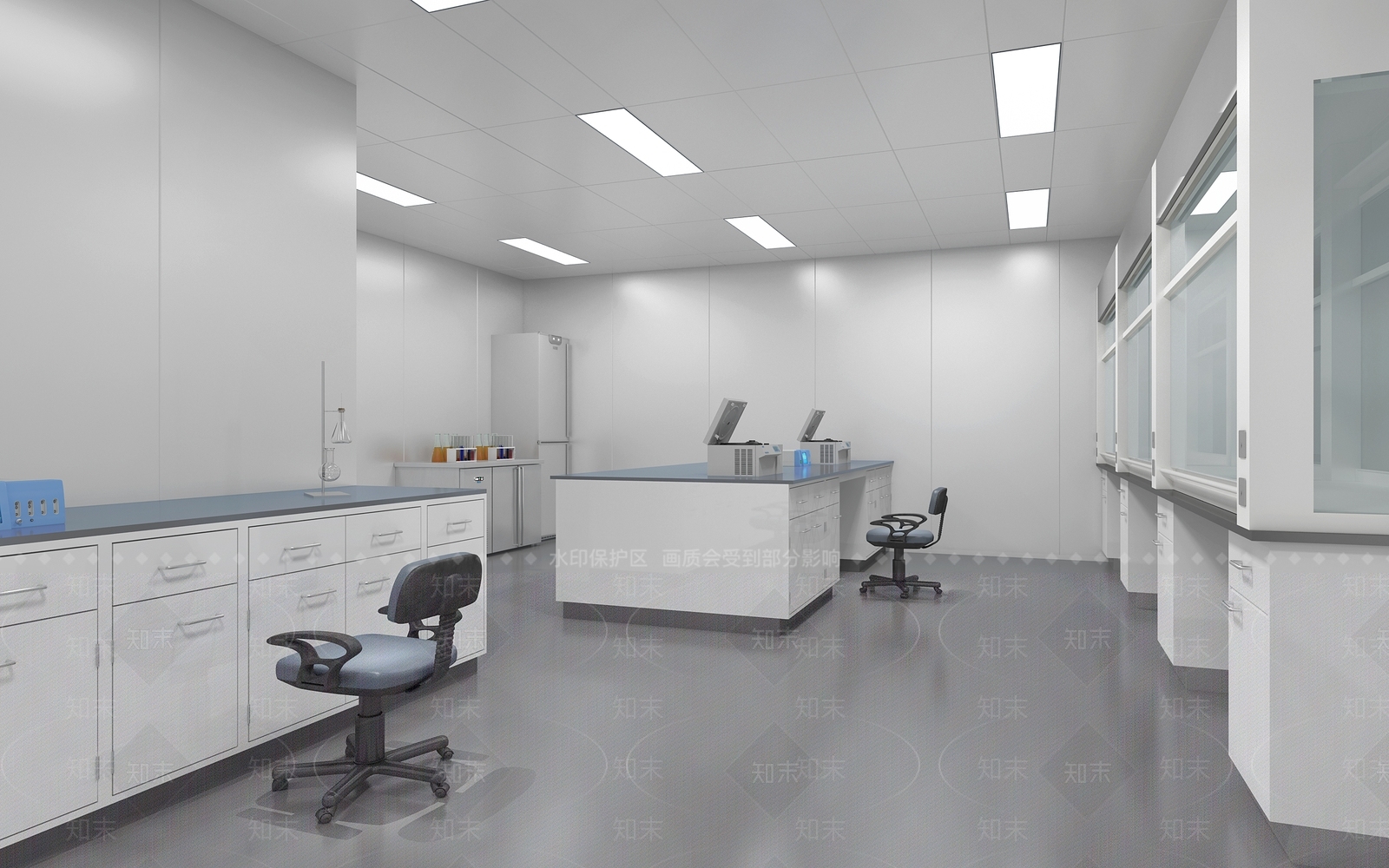 现代实验室3D模型下载【ID:1158768802】