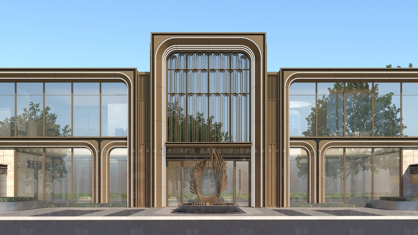 现代美学展示中心3D模型下载【ID:1158769549】