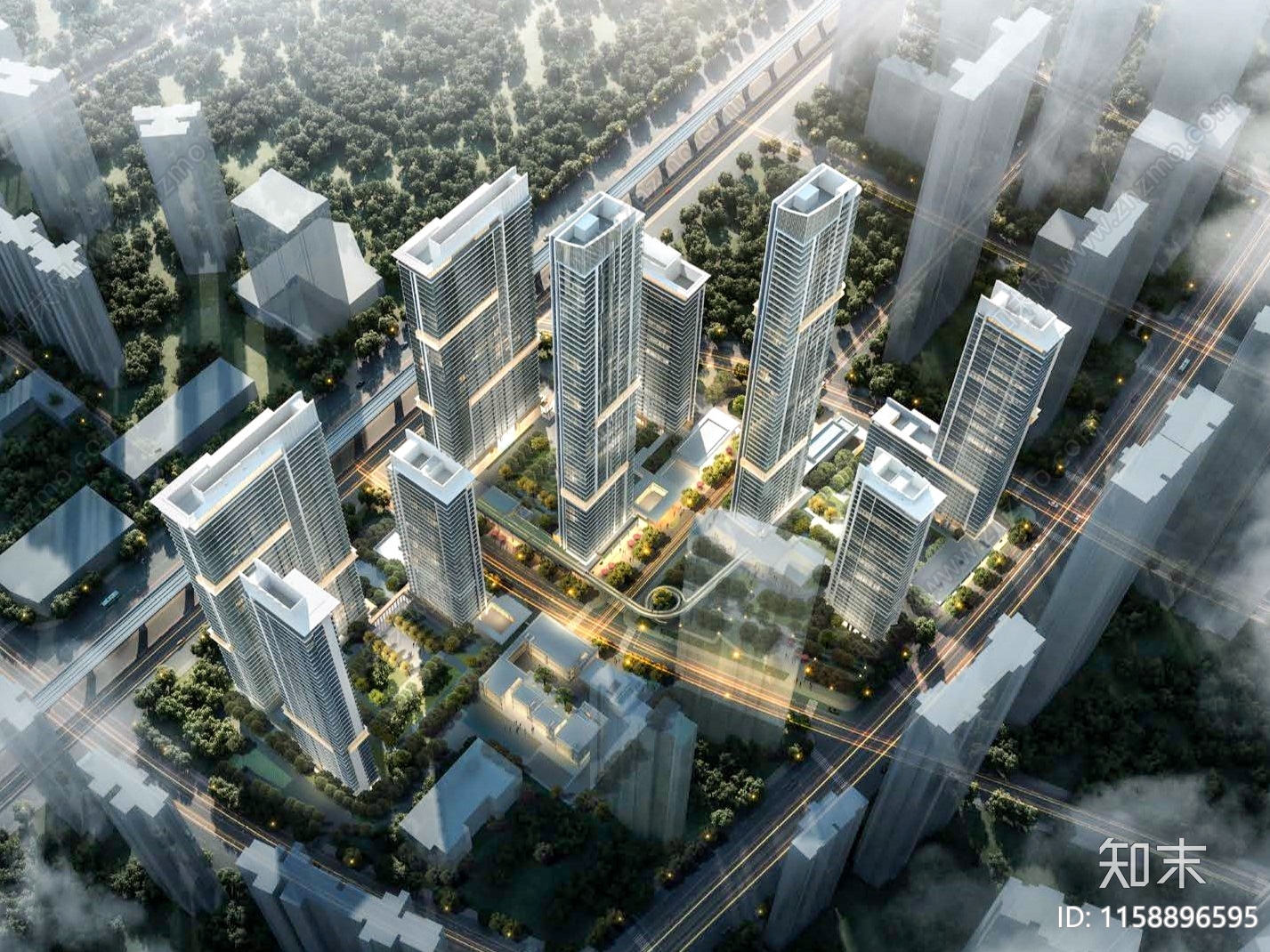 现代华润武汉滨江瑞府超高层豪宅大平层居住区方案文本下载【ID:1158896595】