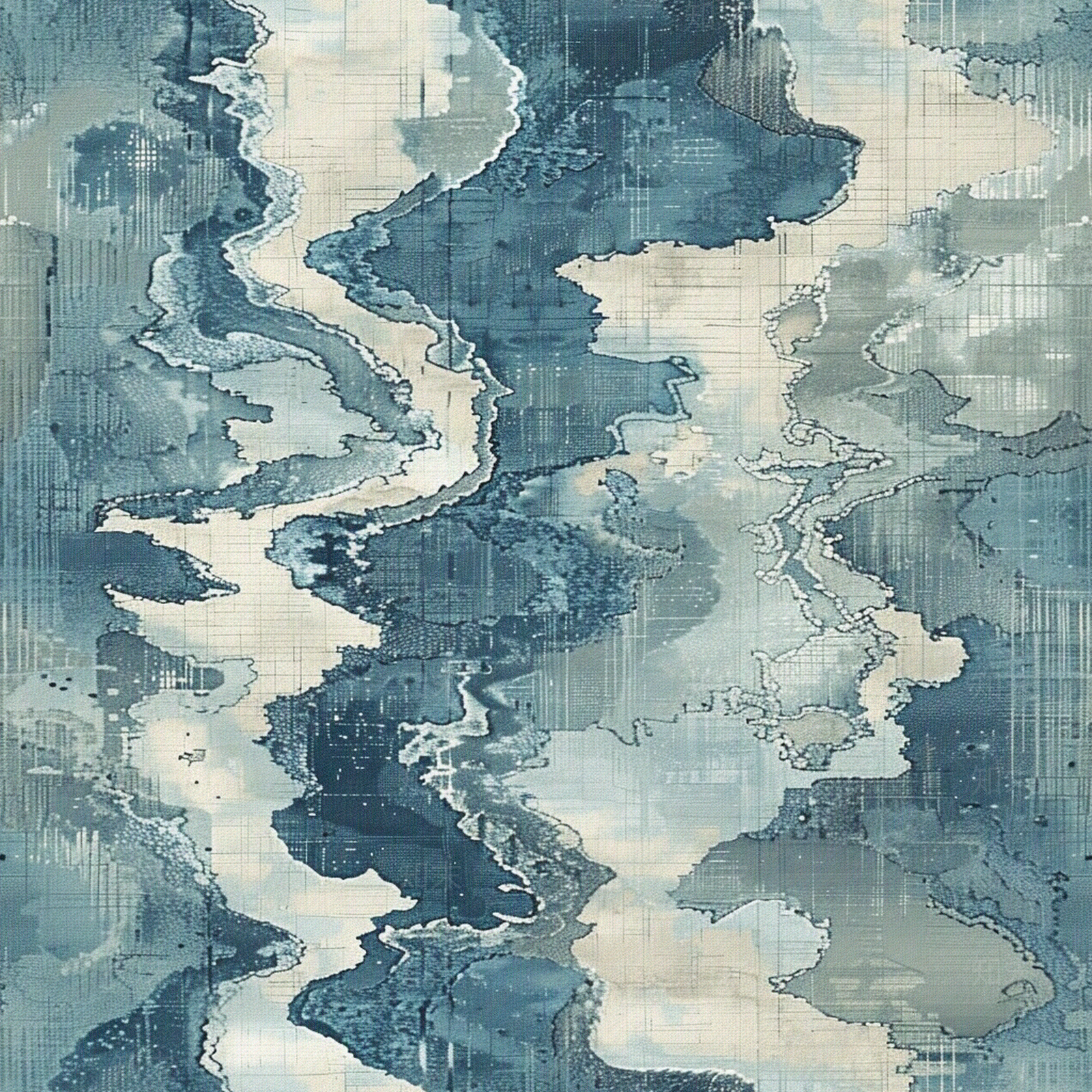 无缝新中式现代地毯贴图下载【ID:1158775710】