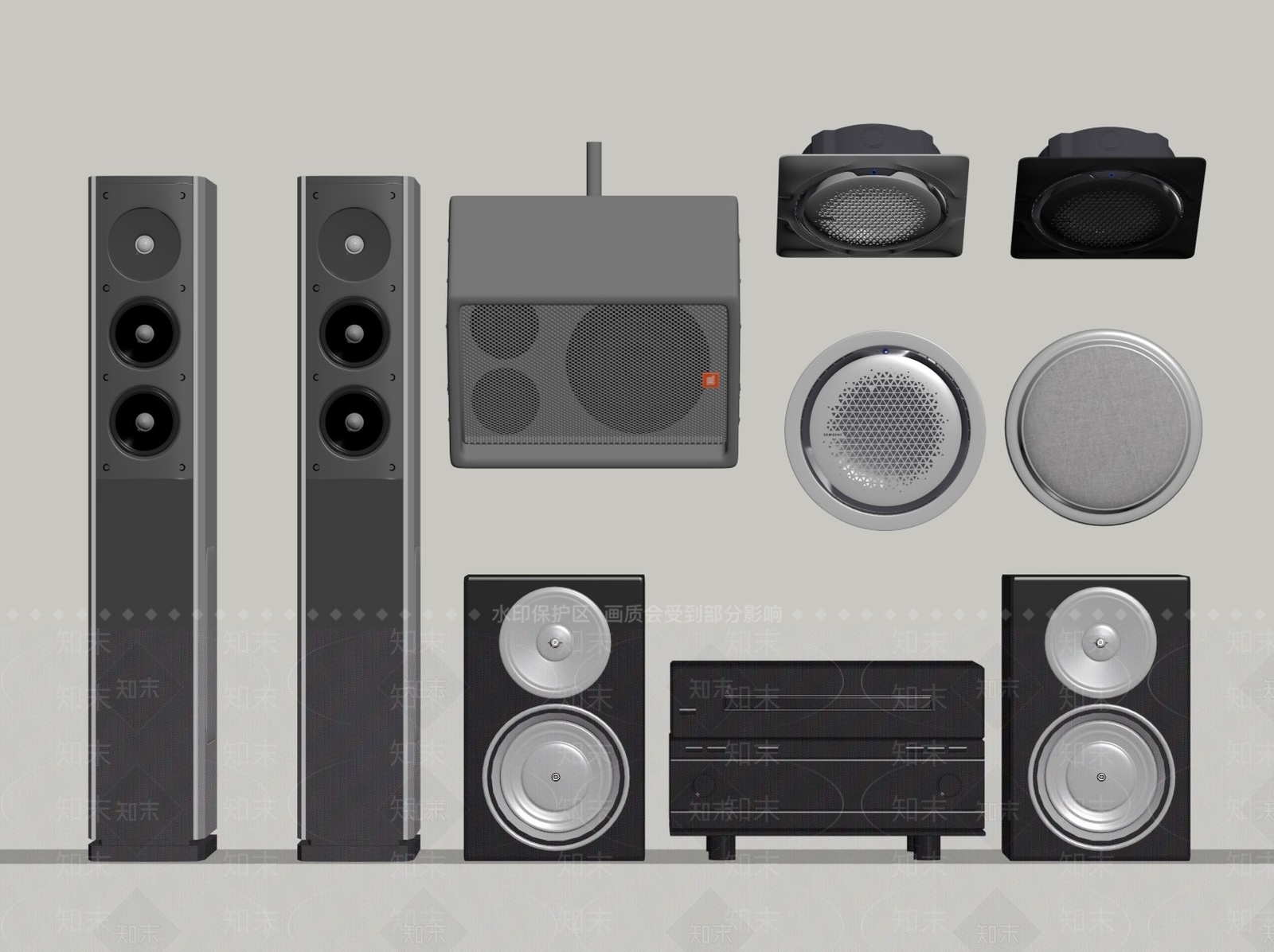 音响SU模型下载【ID:1158778322】
