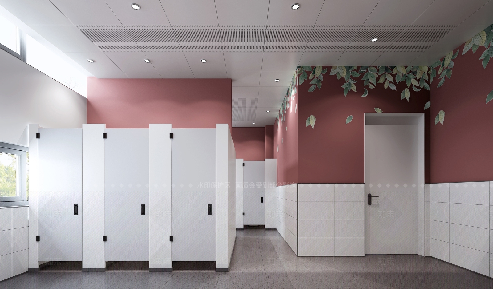 学校男女卫生间3D模型下载【ID:1158778529】