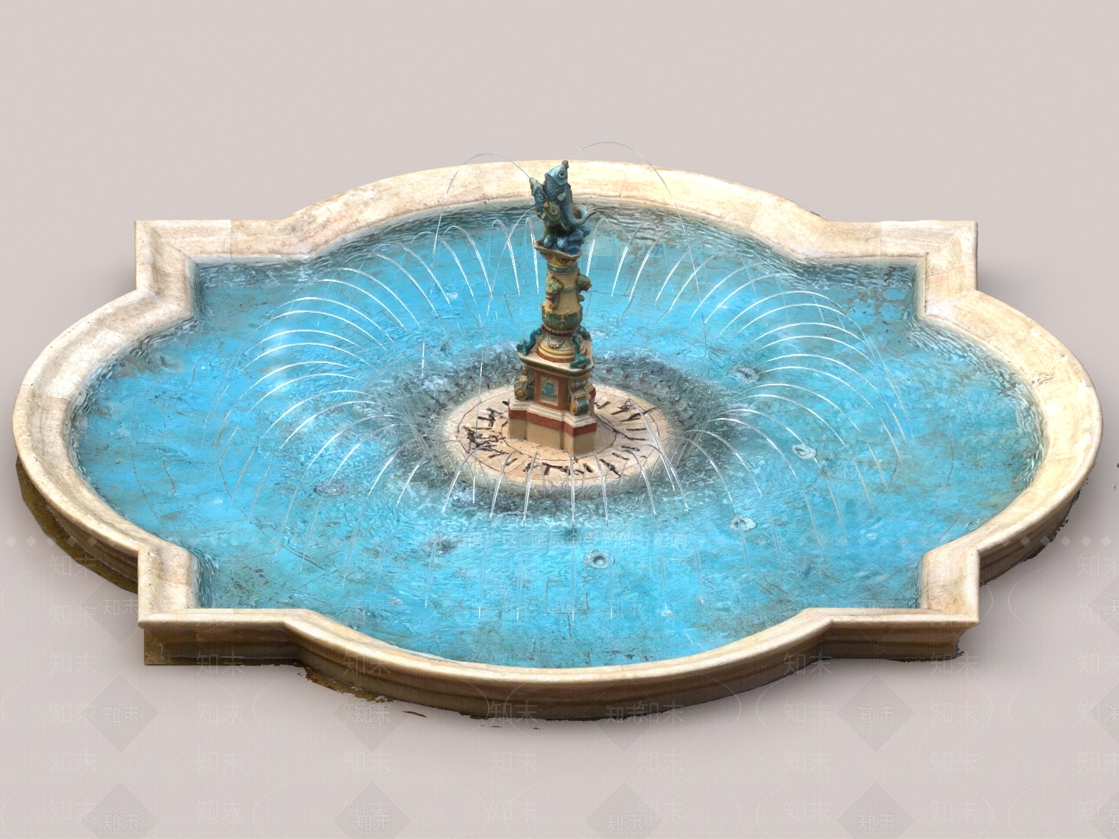 喷泉3D模型下载【ID:1158778767】