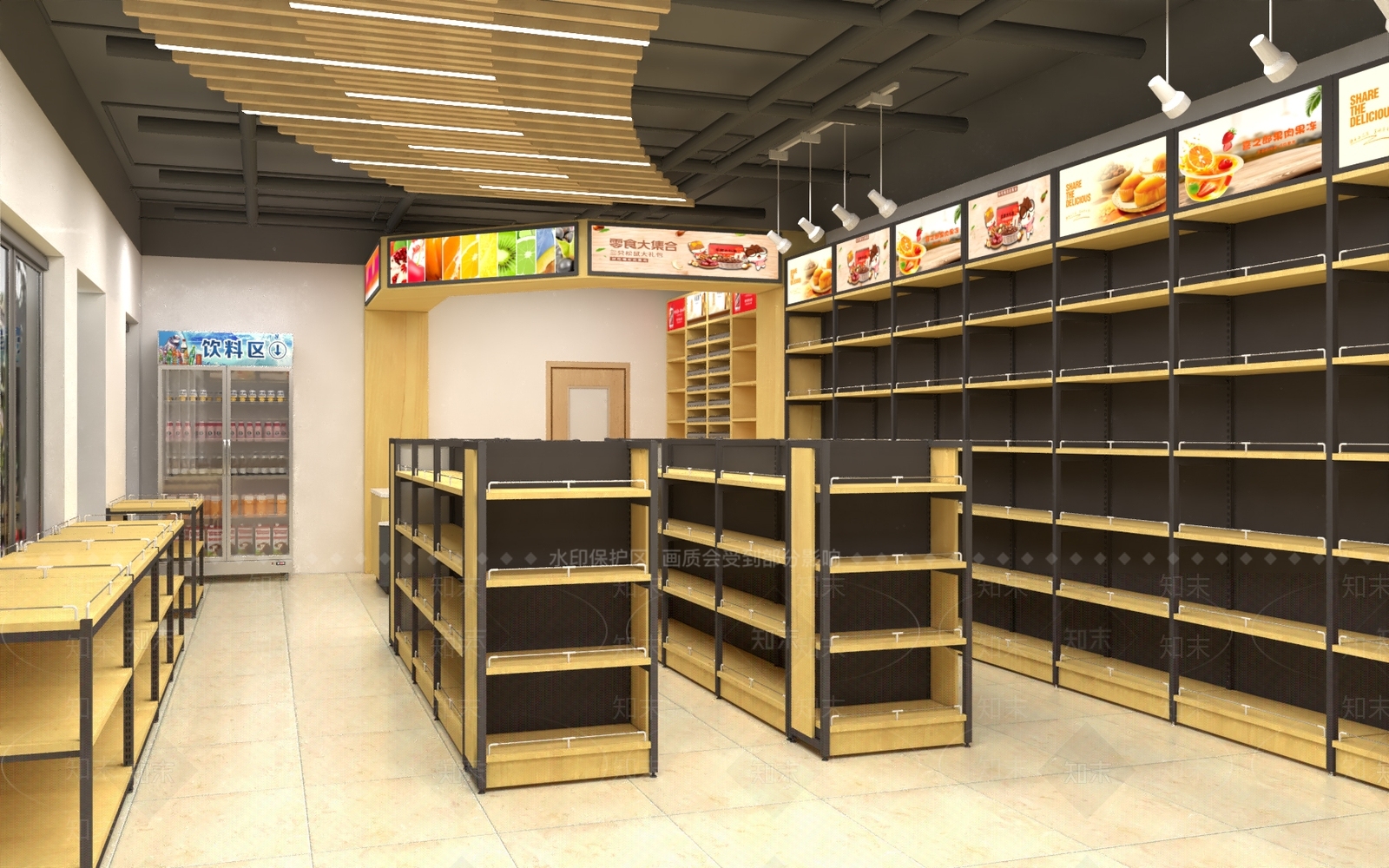 生活超市3D模型下载【ID:1158779600】