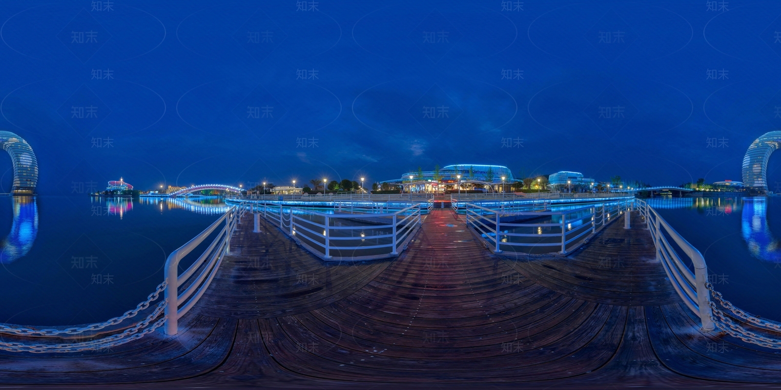 HDR晨曦黄昏城市夜景全景贴图下载【ID:1158779449】