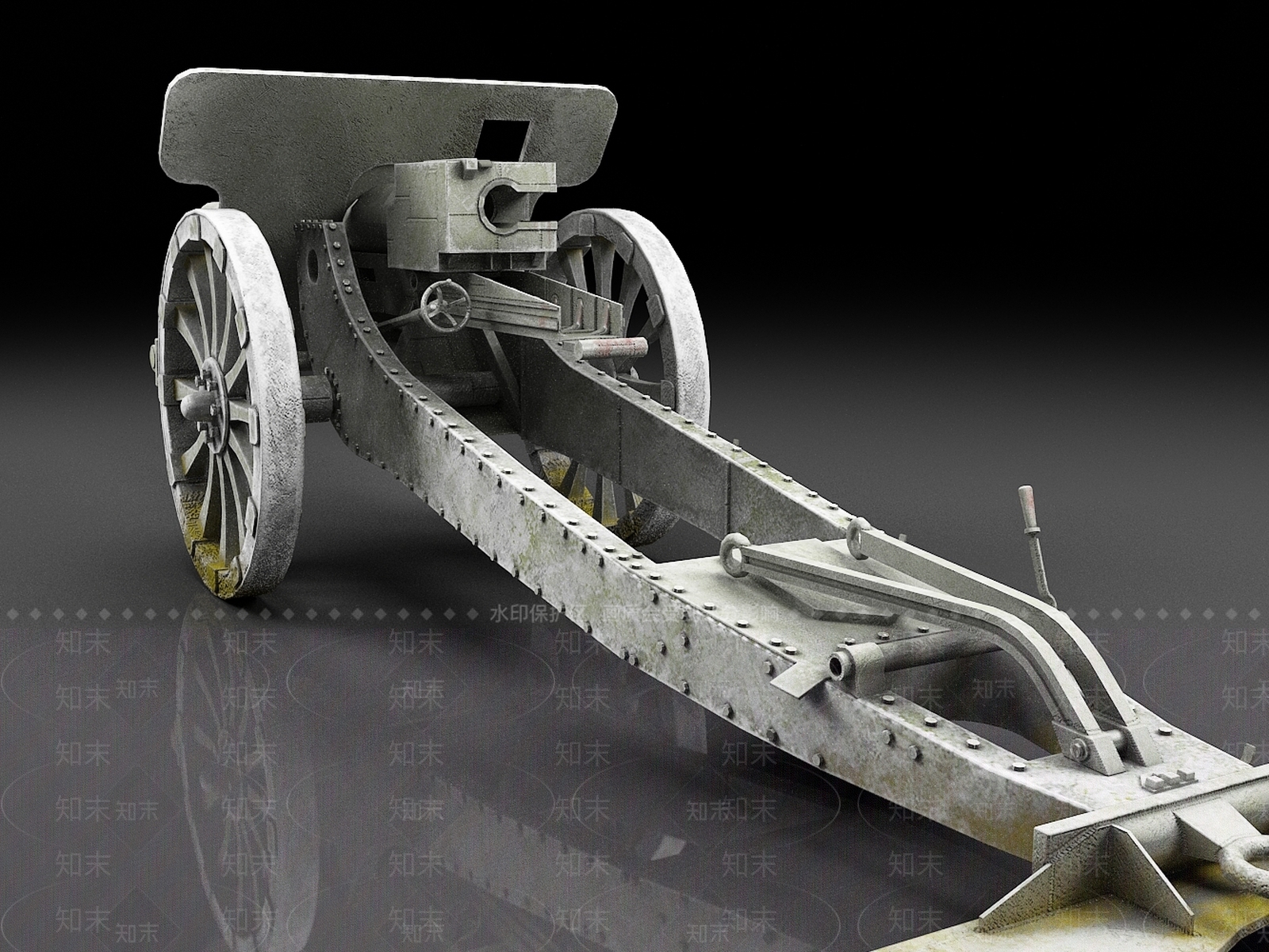 大炮3D模型下载【ID:1158780927】