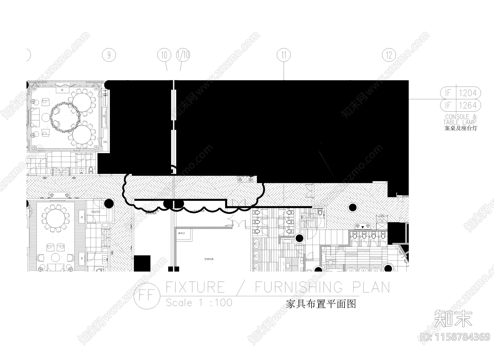 高端设计机构图规范图库cad施工图下载【ID:1158784369】