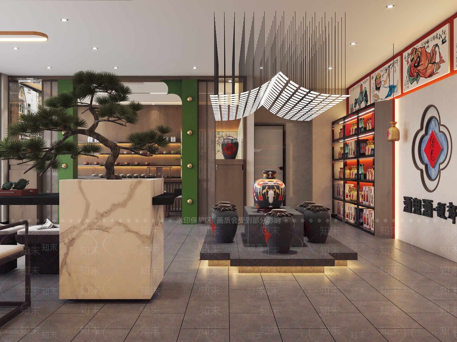 茶室3D模型下载【ID:1158799232】