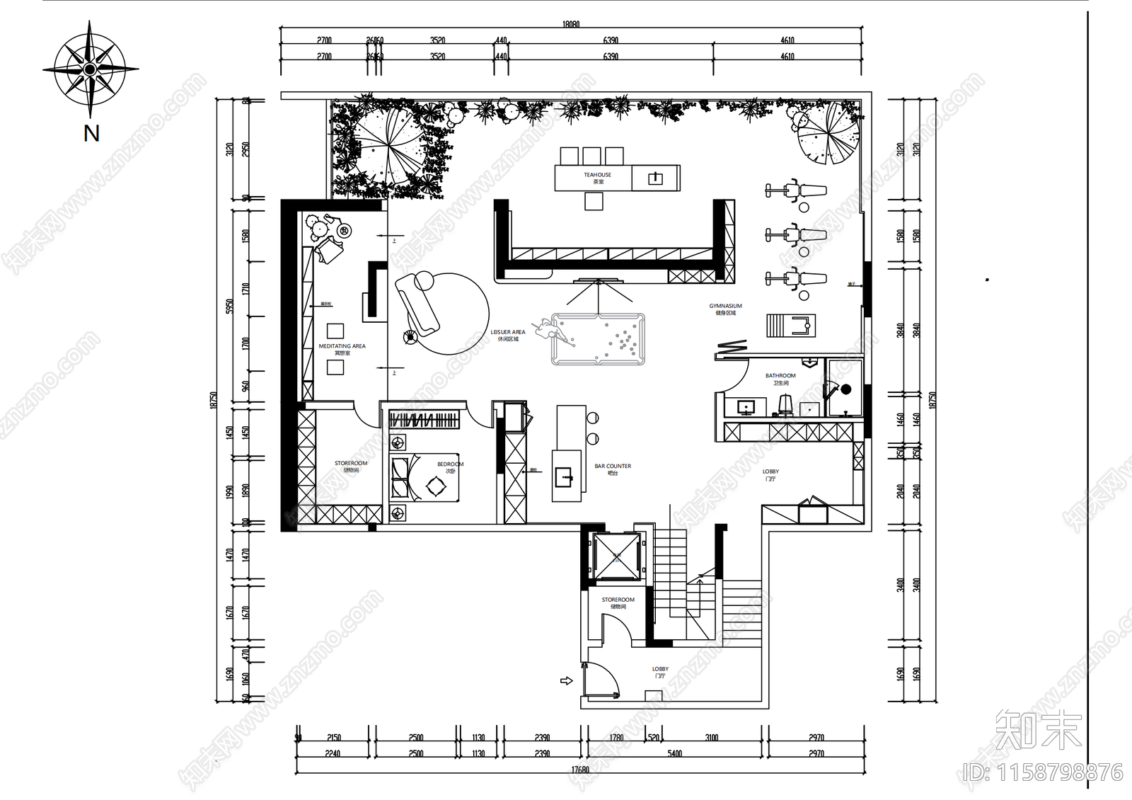 世贸石湖湾cad施工图下载【ID:1158798876】