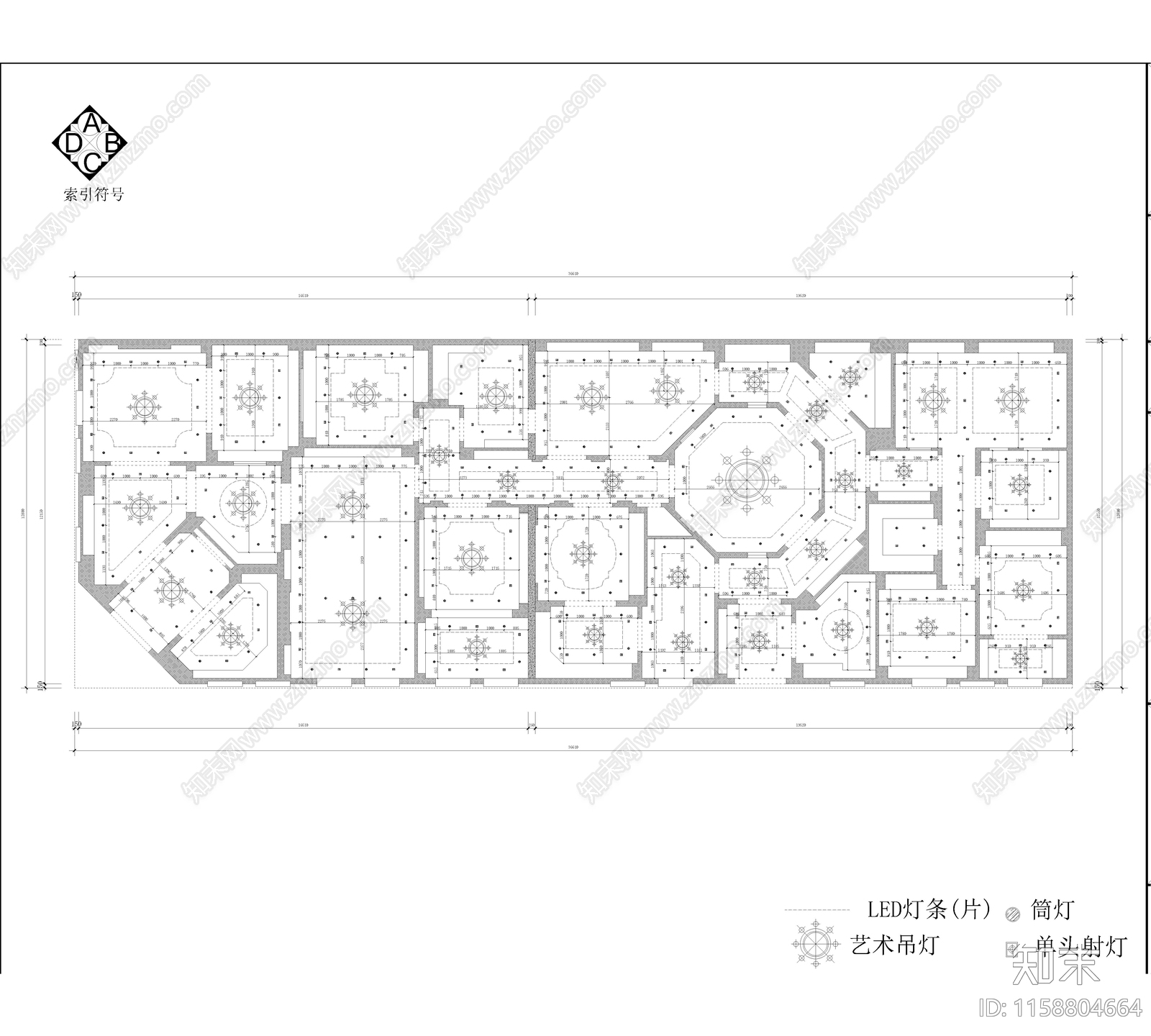 广州玛格吉盛伟邦专卖店cad施工图下载【ID:1158804664】