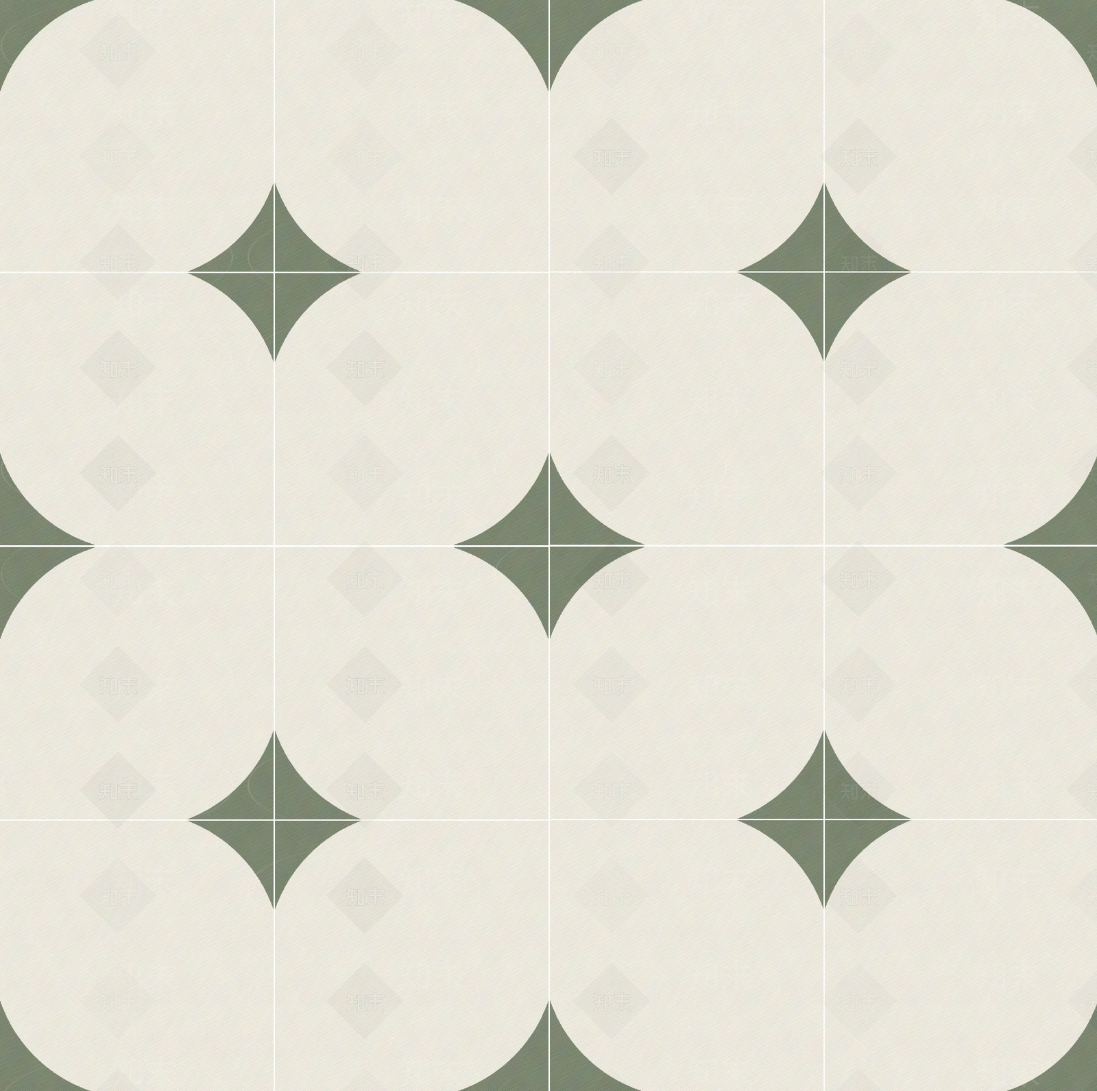 无缝法式奶油复古拼色小花砖贴图下载【ID:1158806426】