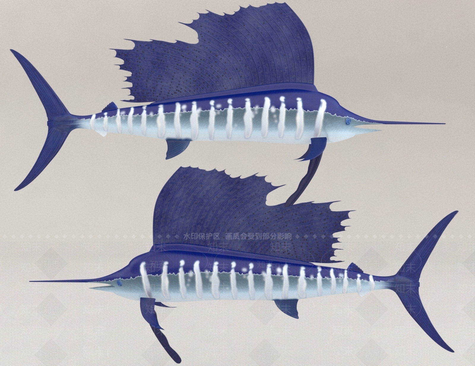 海洋生物3D模型下载【ID:1158817293】