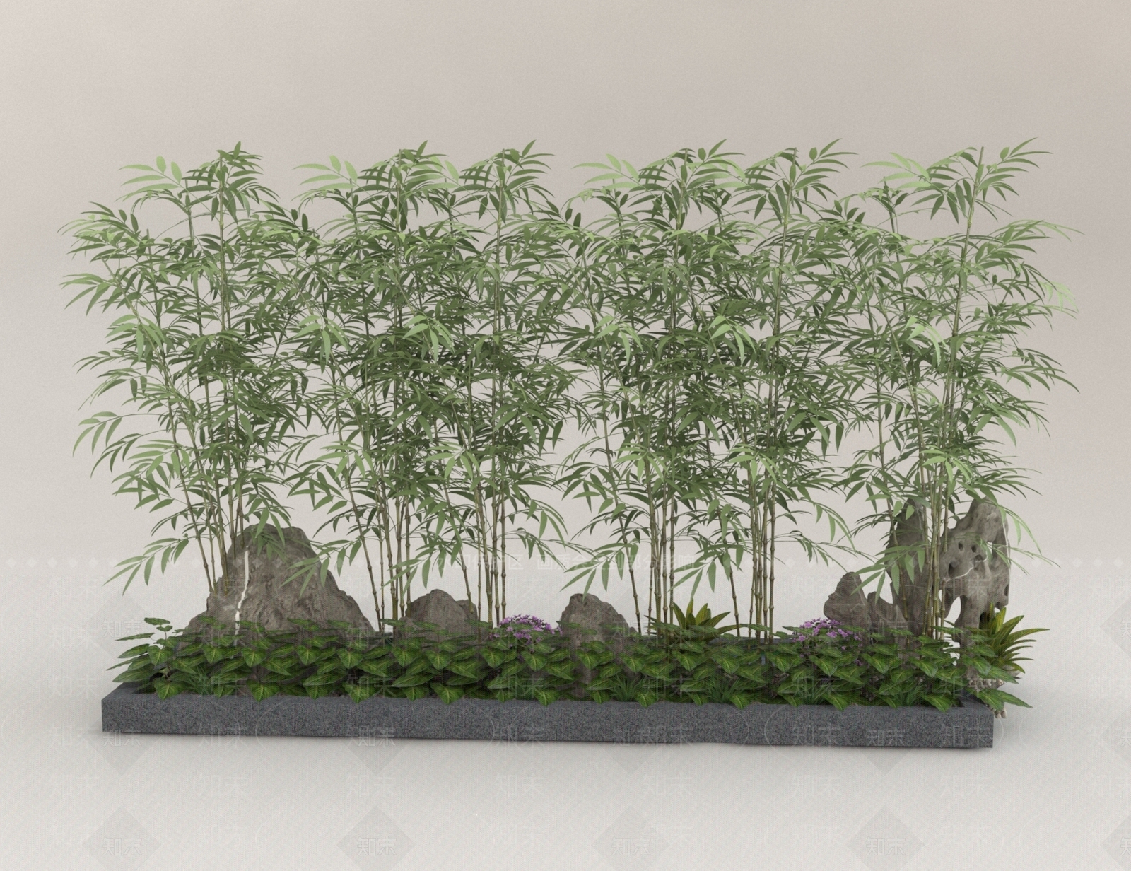现代植物3D模型下载【ID:1158817566】