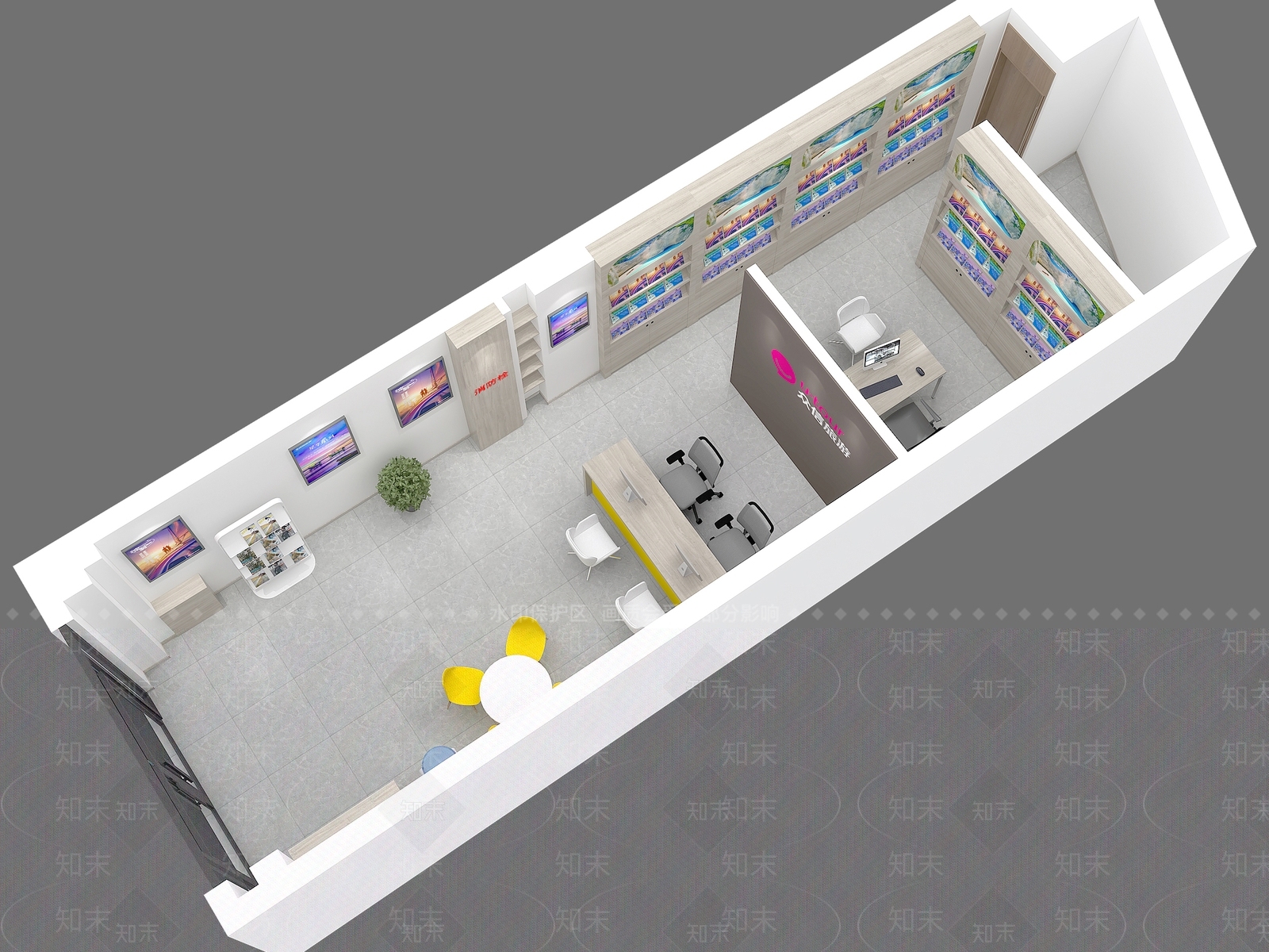 现代旅行社旅游公司3D模型下载【ID:1158820537】