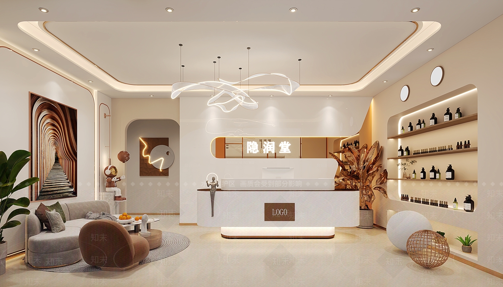 现代美容SPA3D模型下载【ID:1158822293】