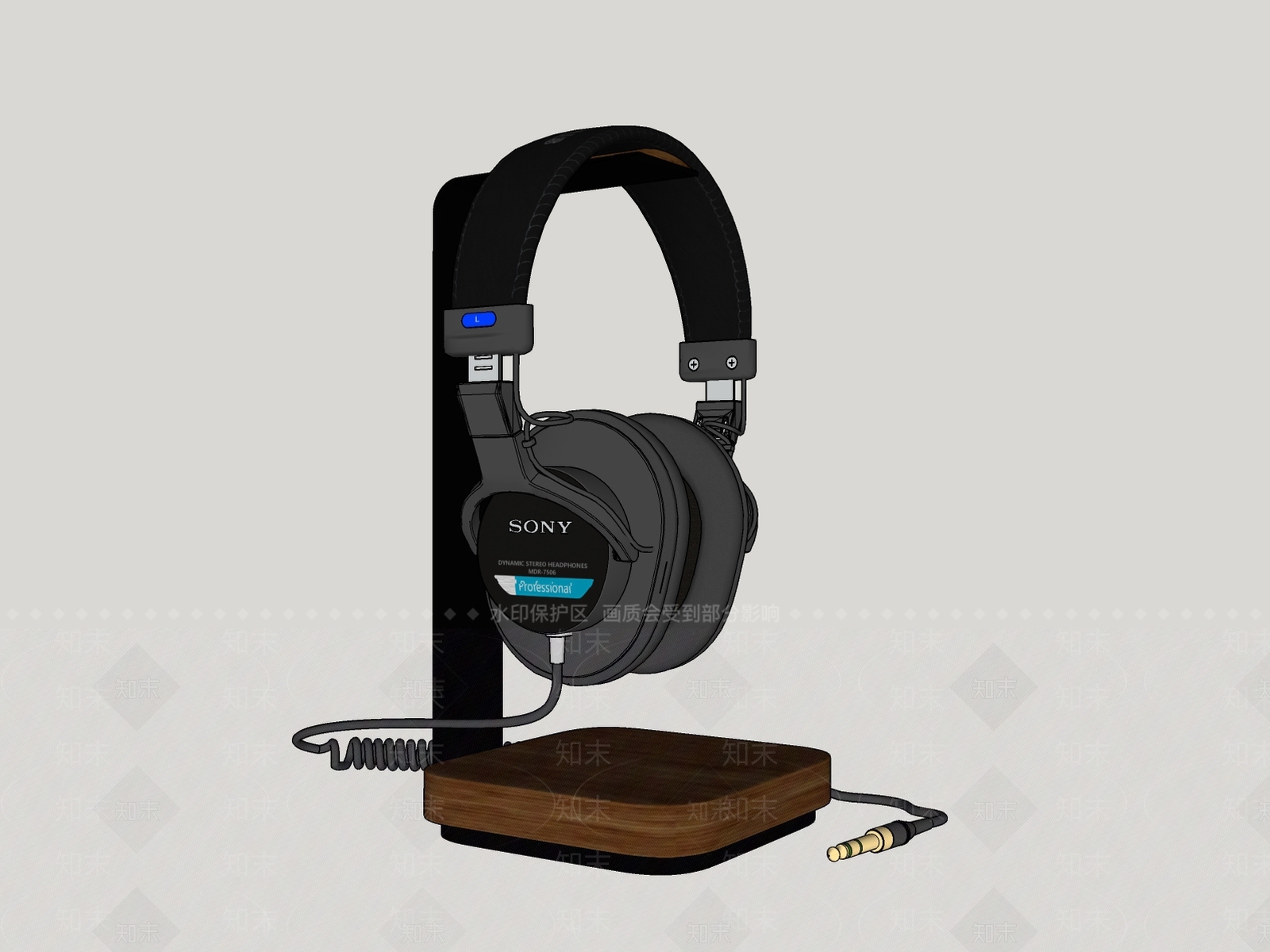 SONY索尼MDR7506现代专业监听耳机SU模型下载【ID:1158825779】