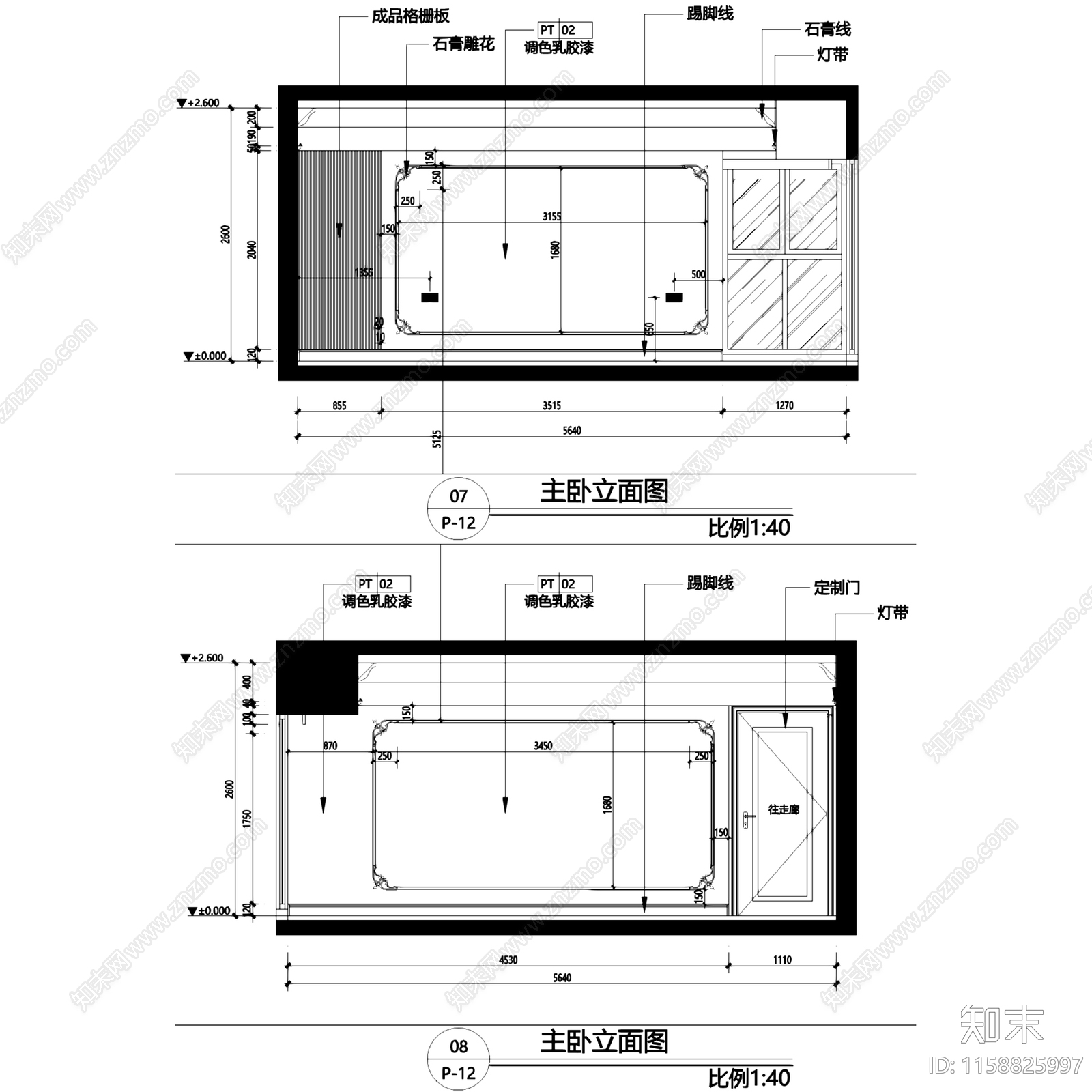 法式奶油泛海拉菲花园四室两厅室内家装cad施工图下载【ID:1158825997】